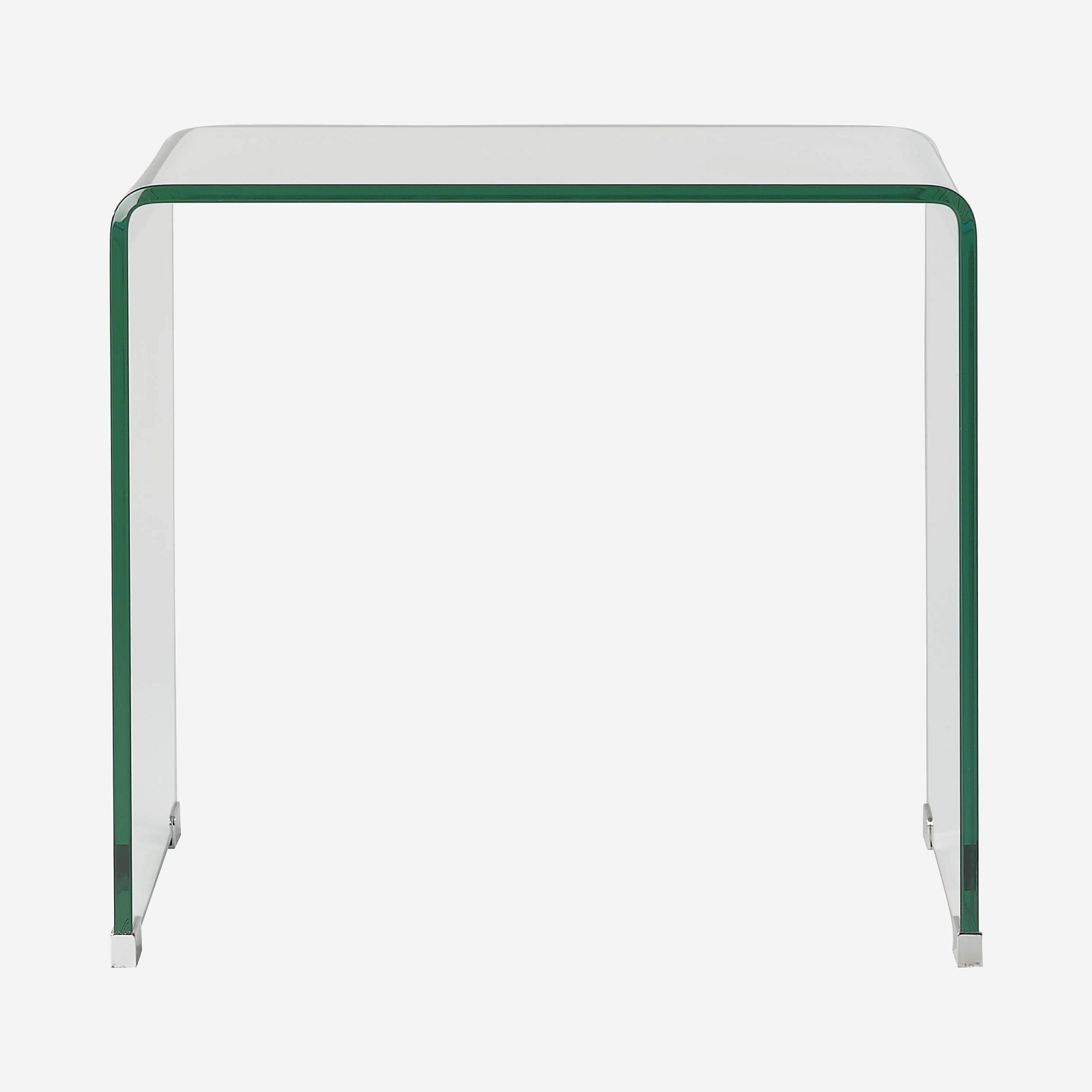 Table d'appoint verre trempé GALA, HABITAT