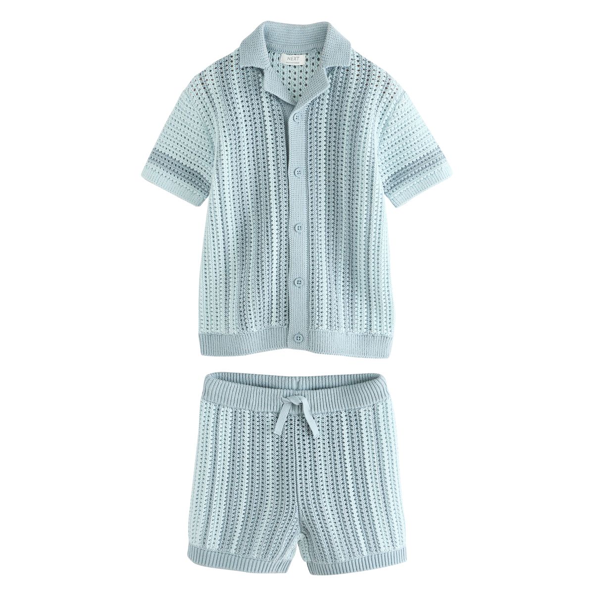 Short et chemise en crochet à manches courtes, NEXT