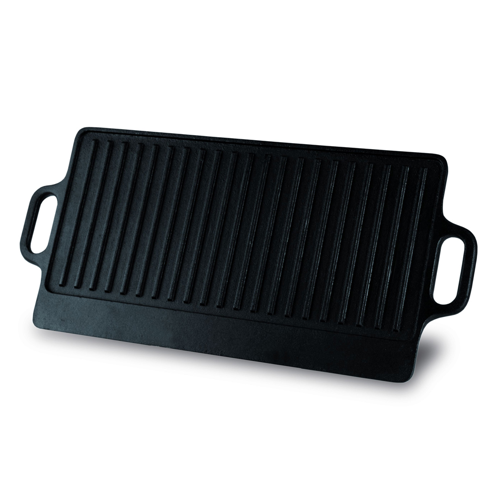 Plancha fonte 42 x 23 cm - réversible, BAUMALU