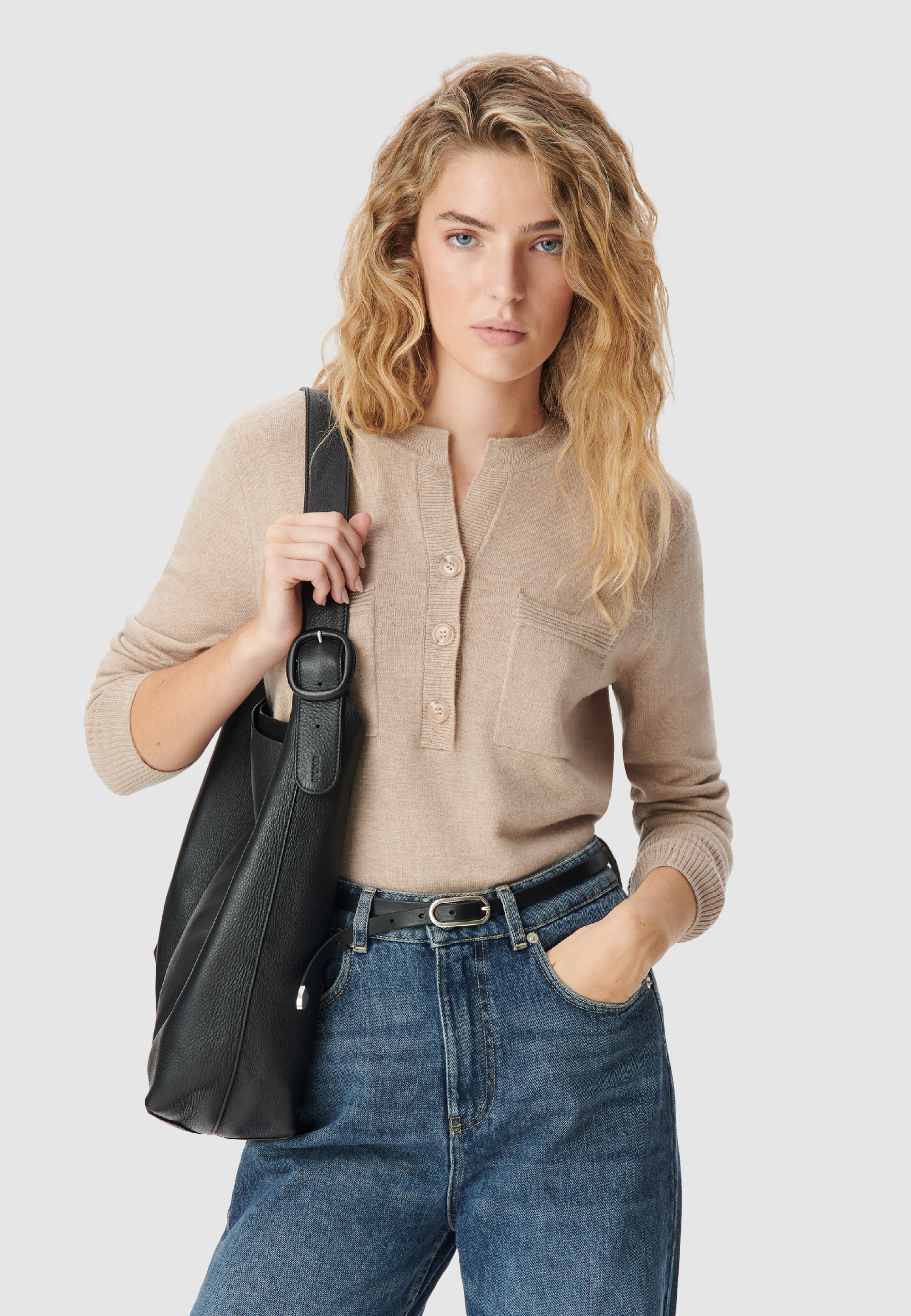 Cardigan en laine manches longues, IKKS