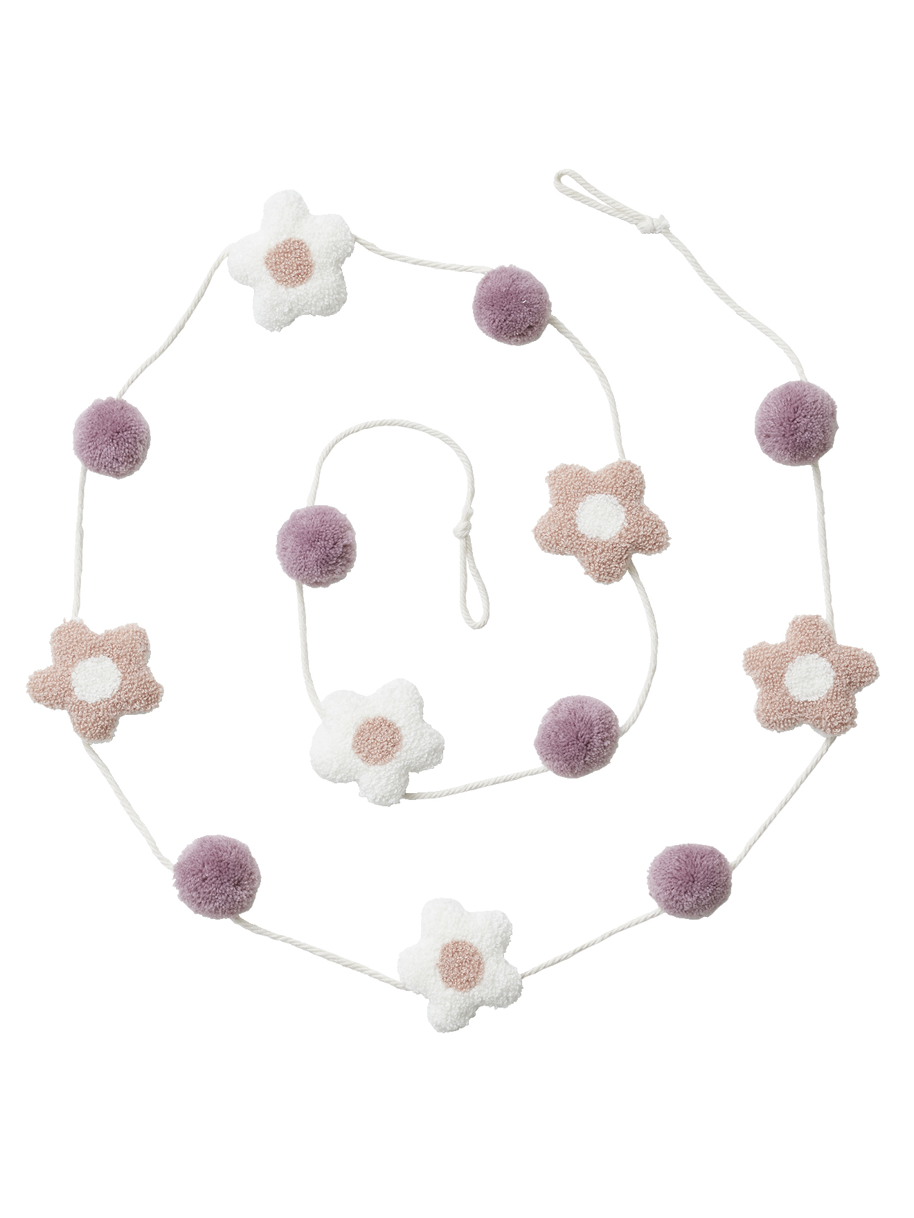 Guirlande fleurs et pompons, VERTBAUDET