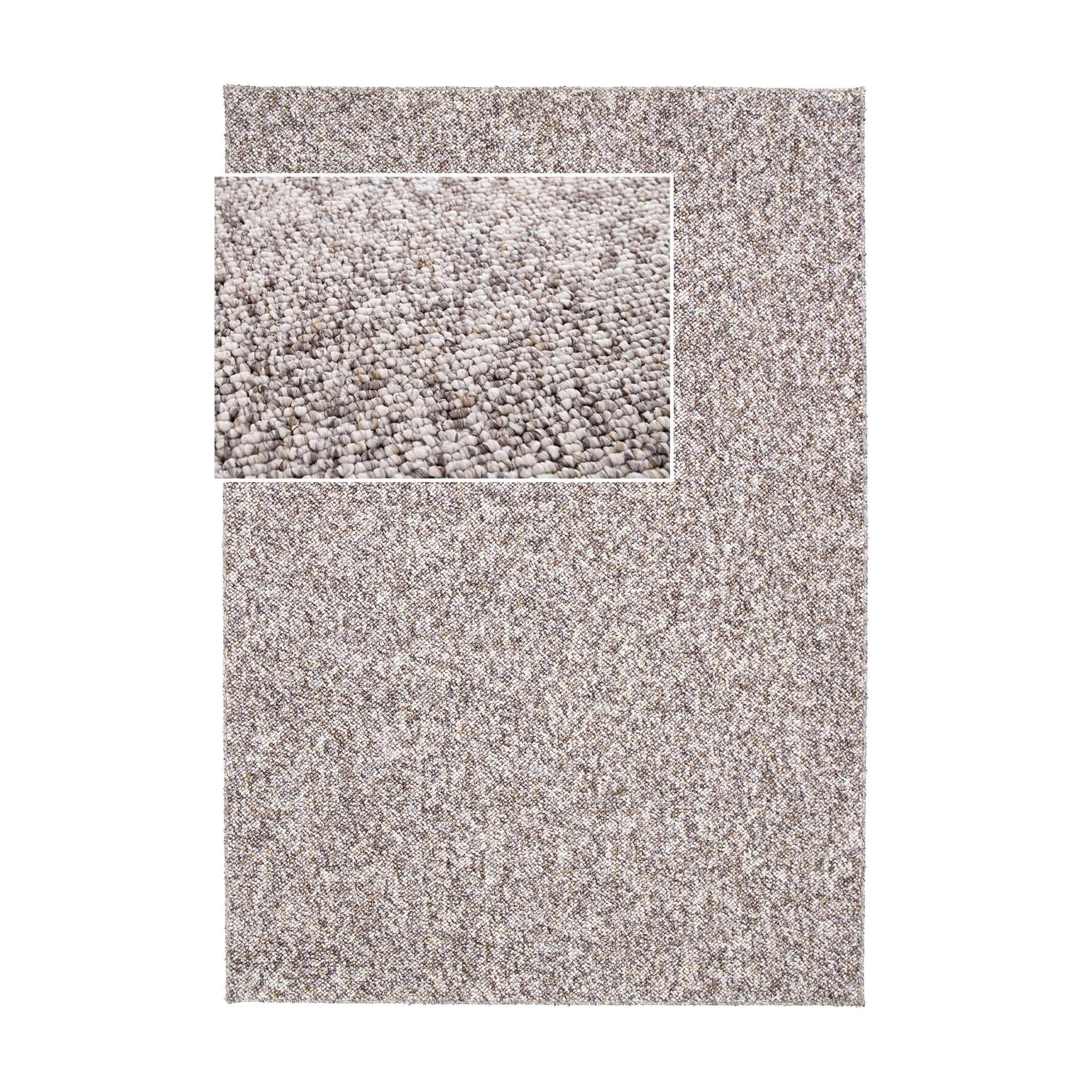 Tapis intérieur bouclé aspect laineux lavable SANDSTONE, AFK LIVING