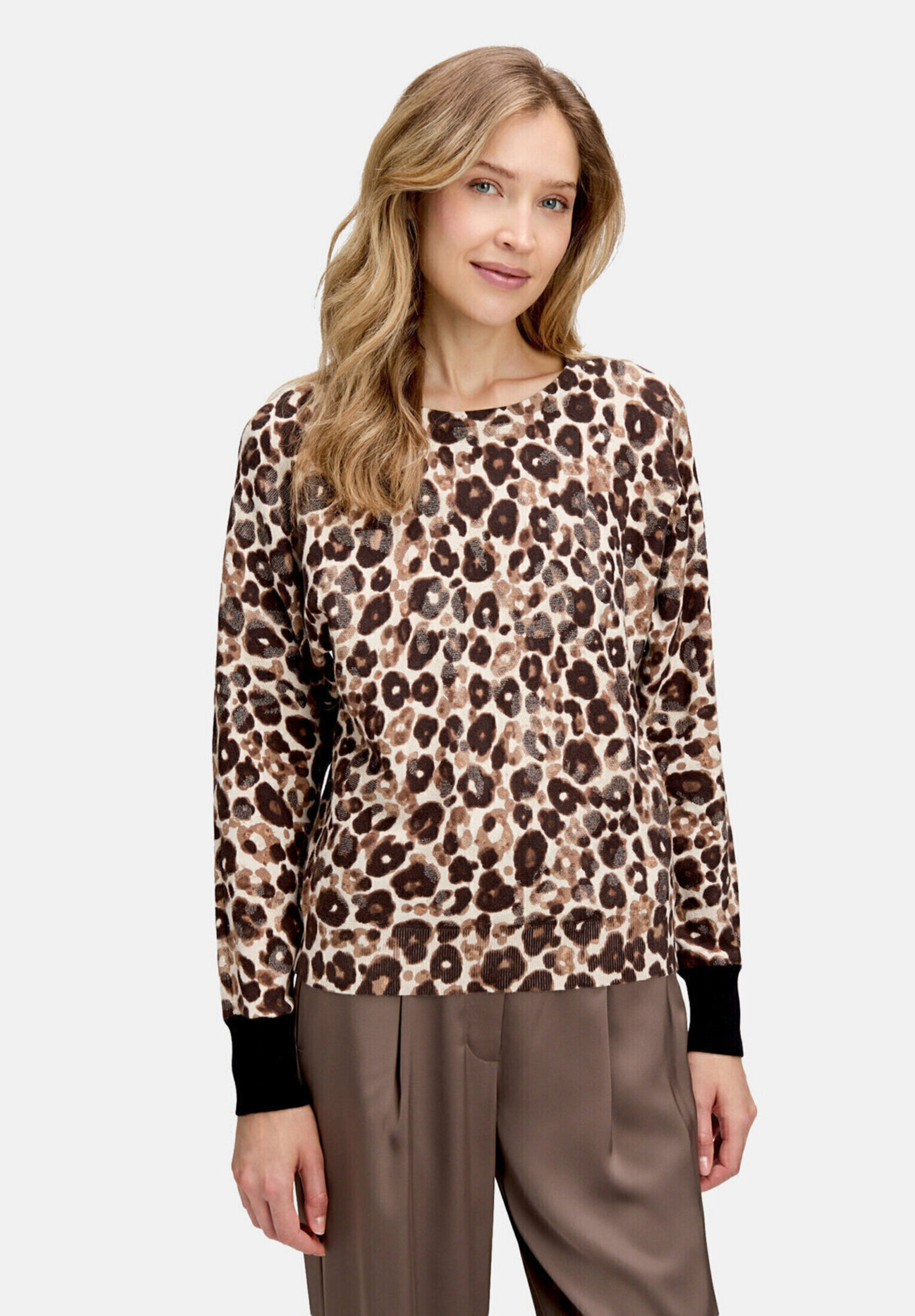 Pull-over en maille à motif jacquard, BETTY BARCLAY