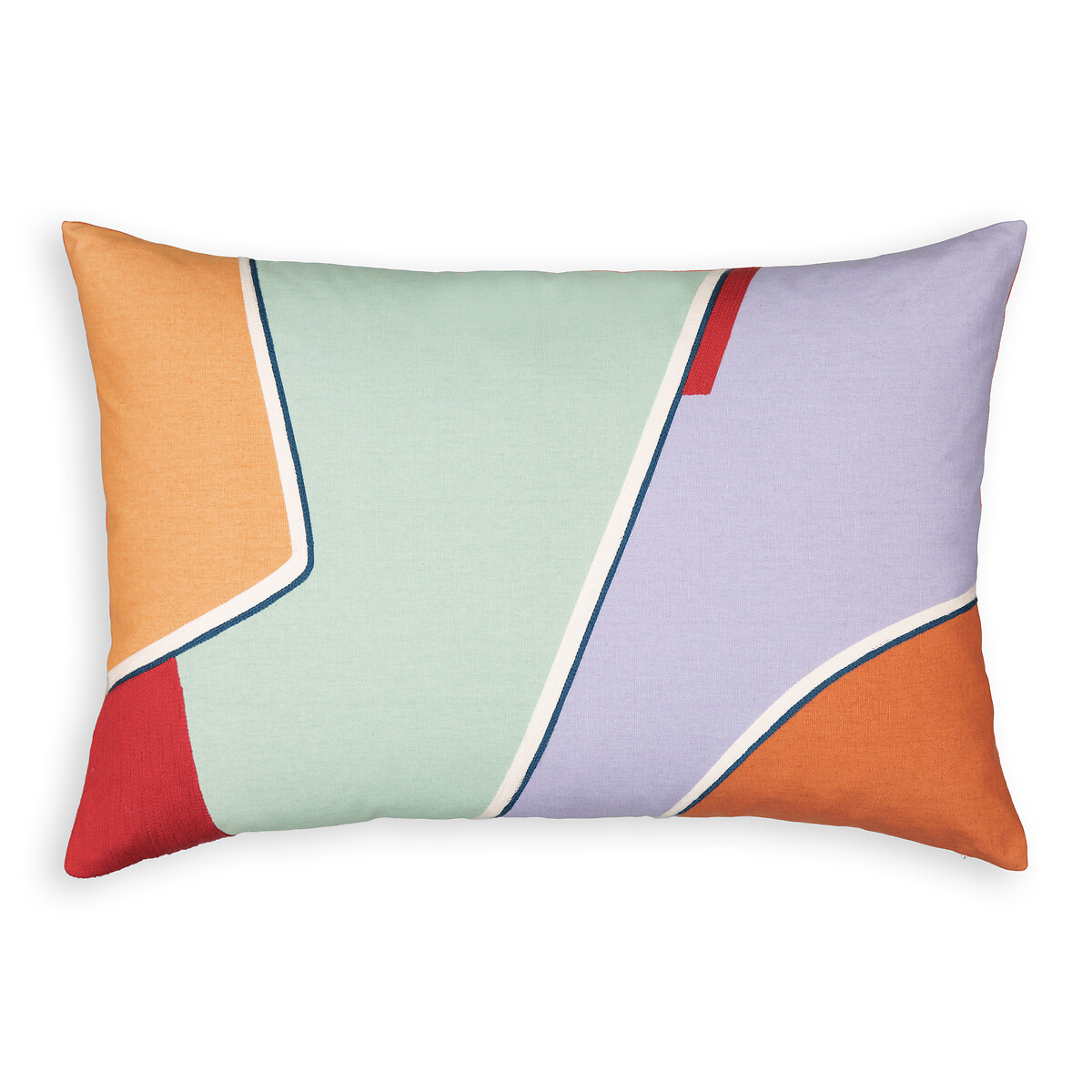 Bergen Geometric Rectangular 100% Cotton Cushion Cover