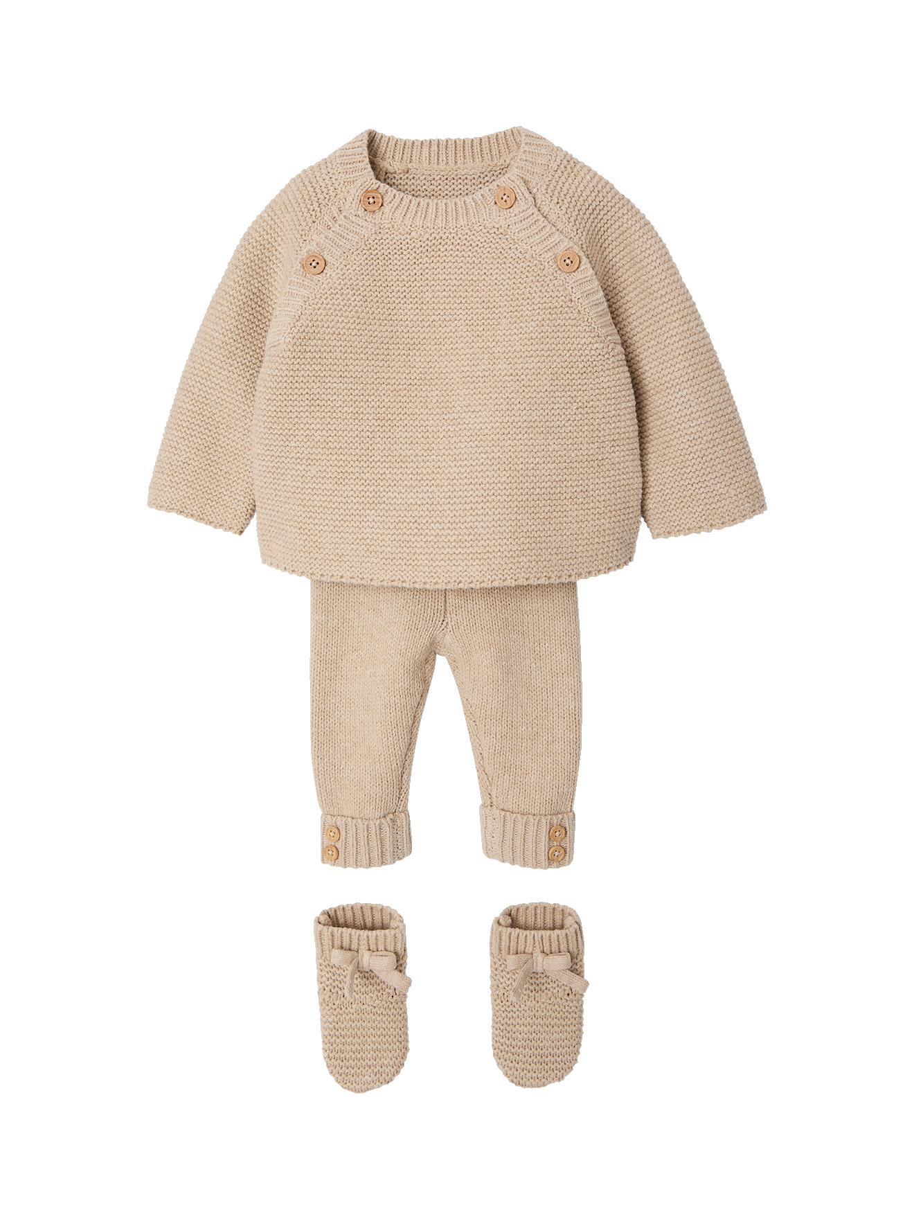 Ensemble 3 pièces naissance mixte, VERTBAUDET