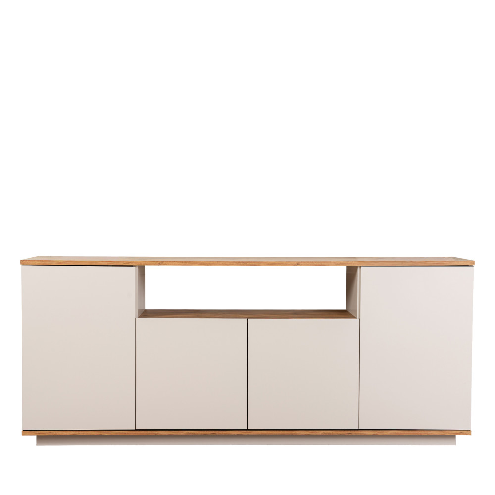 Buffet 4 portes en bois L180cm- FRITZ, DRAWER
