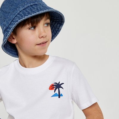 Pack of 3 T-Shirts with Crew Neck in Cotton LA REDOUTE COLLECTIONS