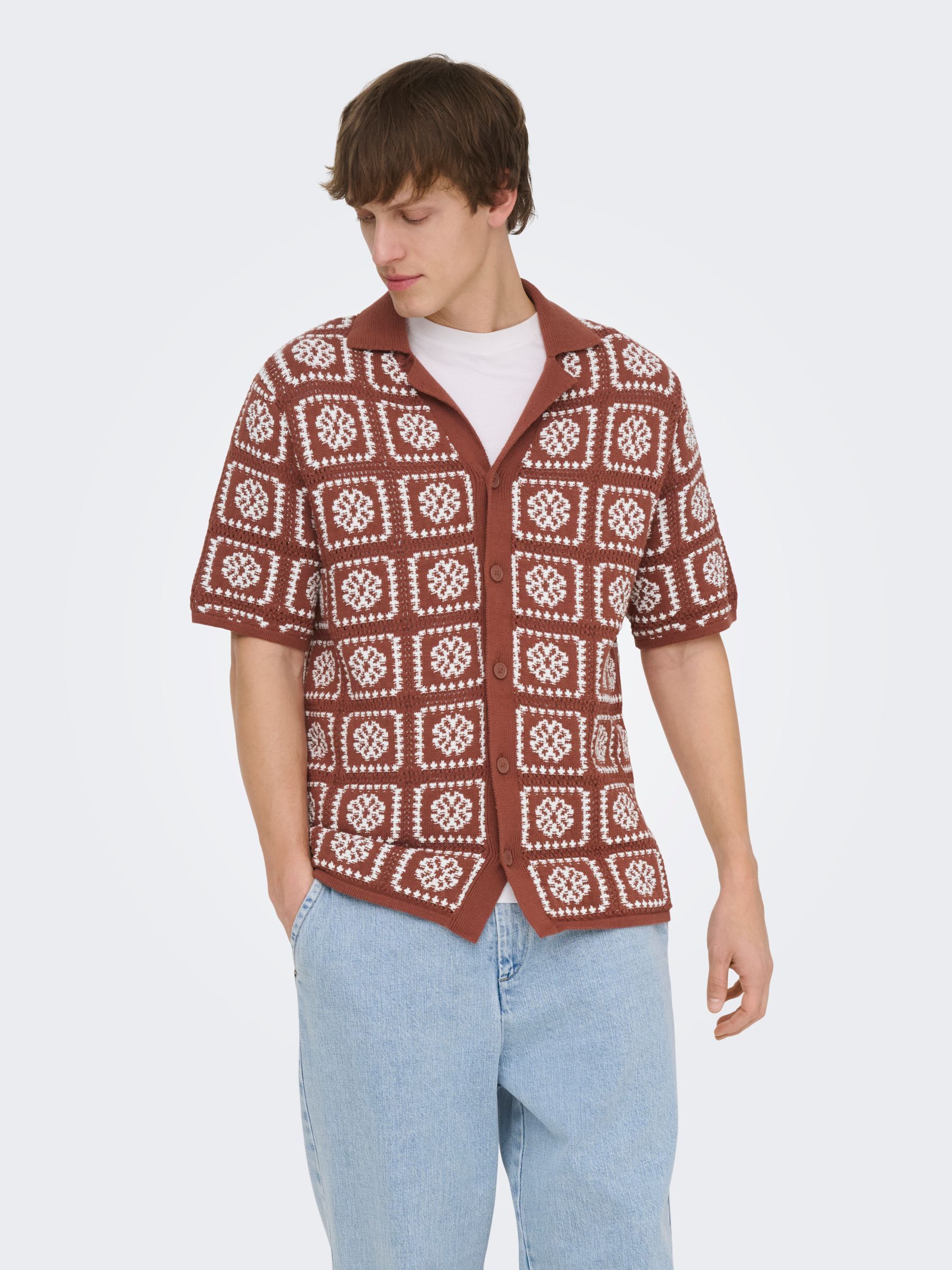 Col Polo En Maille, ONLY & SONS