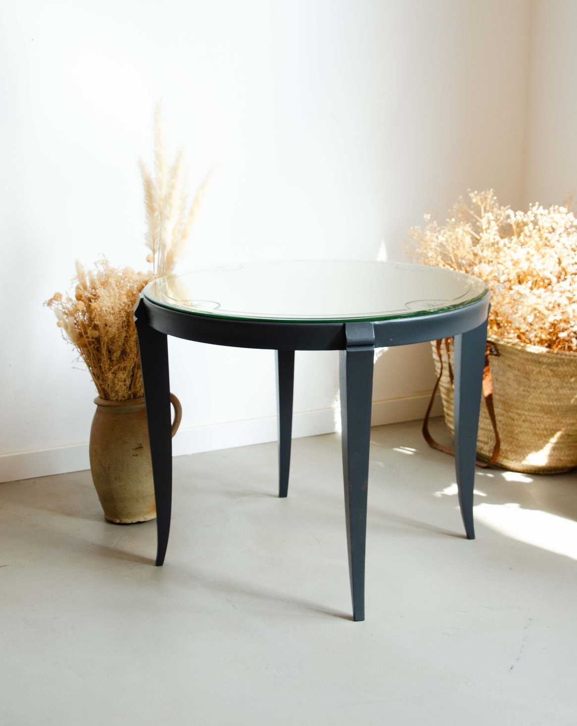 Table basse avec miroir Donna N°1034 - Bon état, DEBONGOUT
