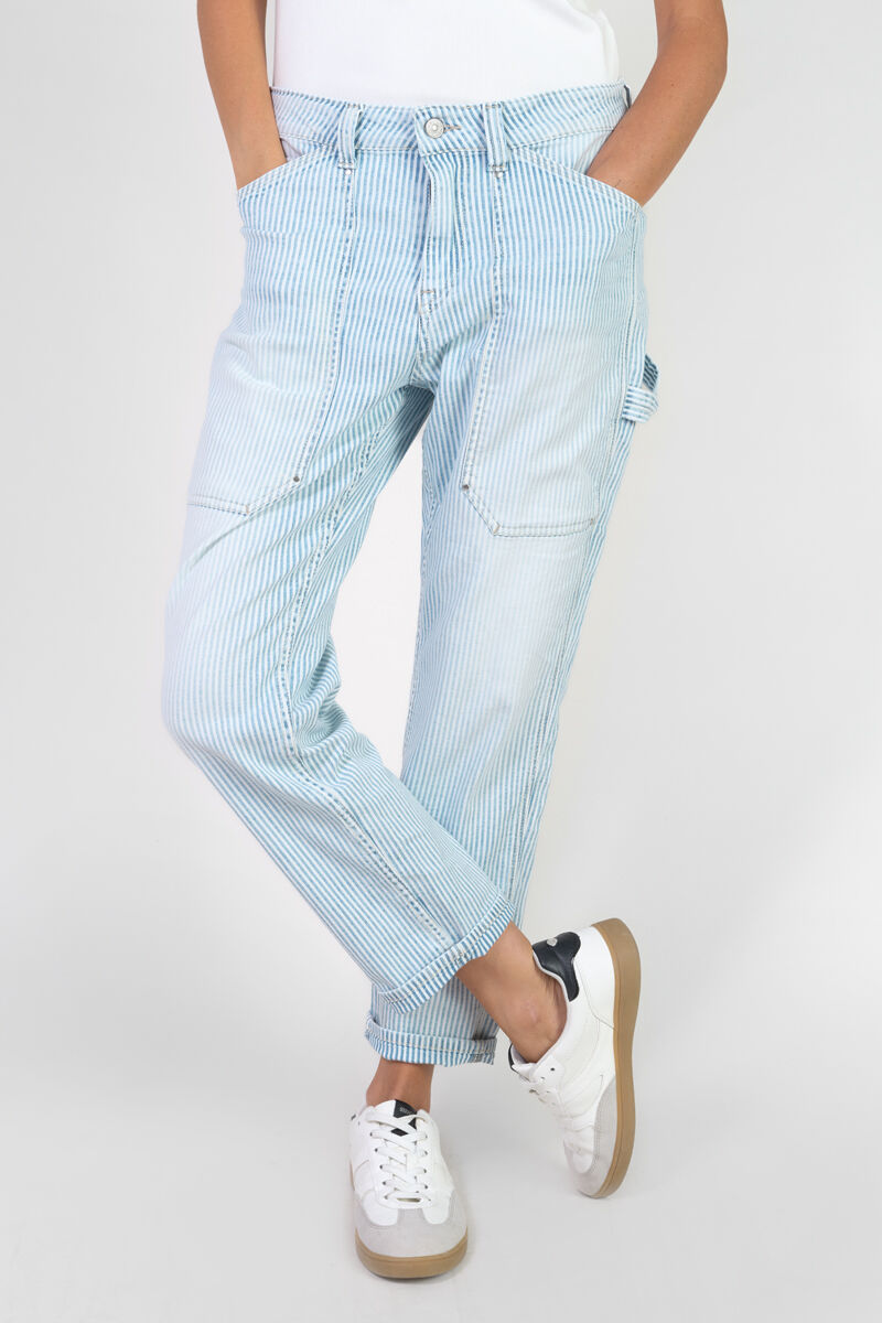 Jeans loose, large 400/60 girlfriend , 7/8ème, LE TEMPS DES CERISES