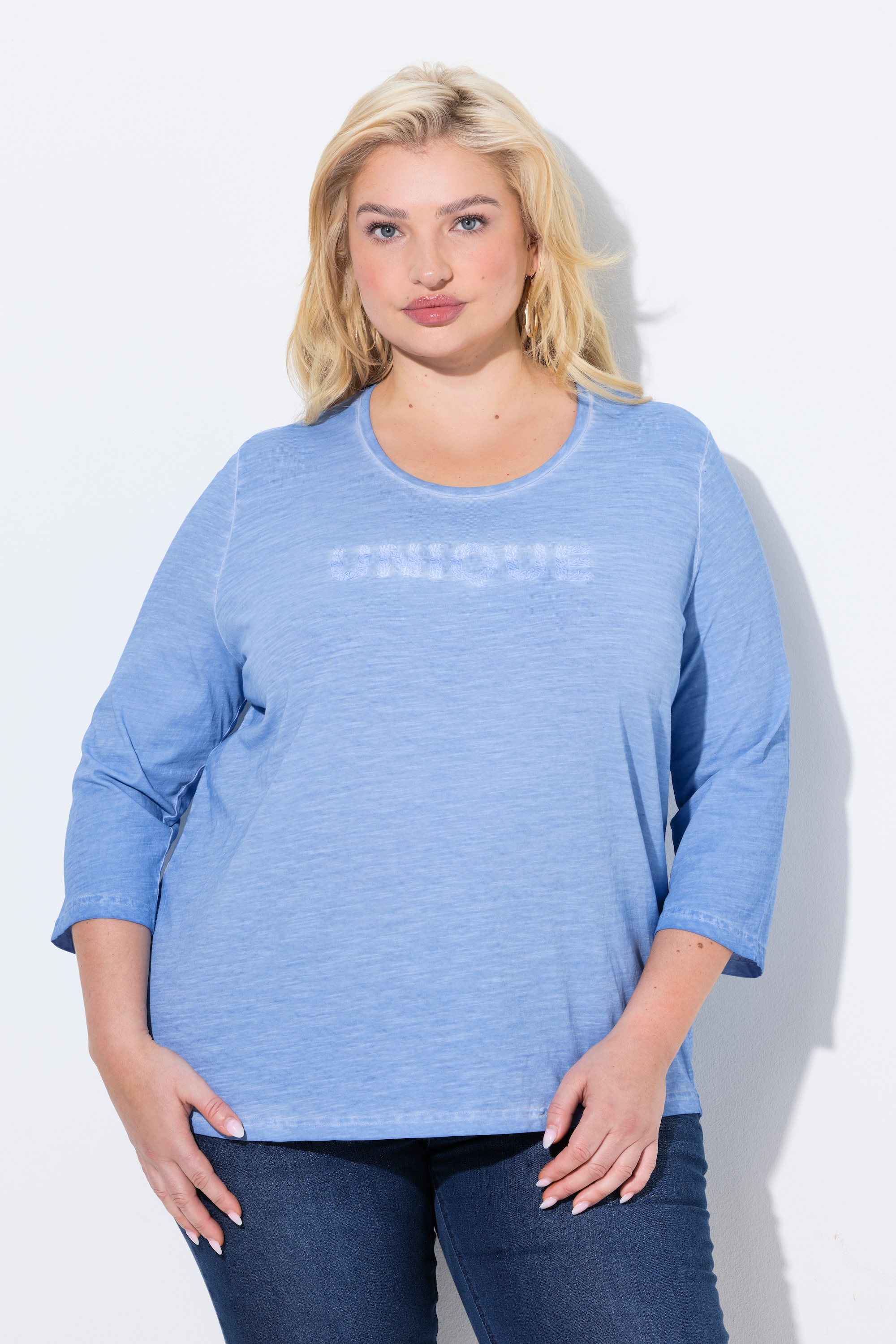 T-shirt message brodé, collection Classic, ULLA POPKEN