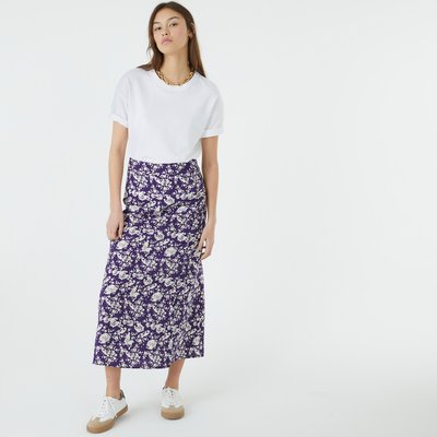 Floral Button-Through Skirt LA REDOUTE COLLECTIONS