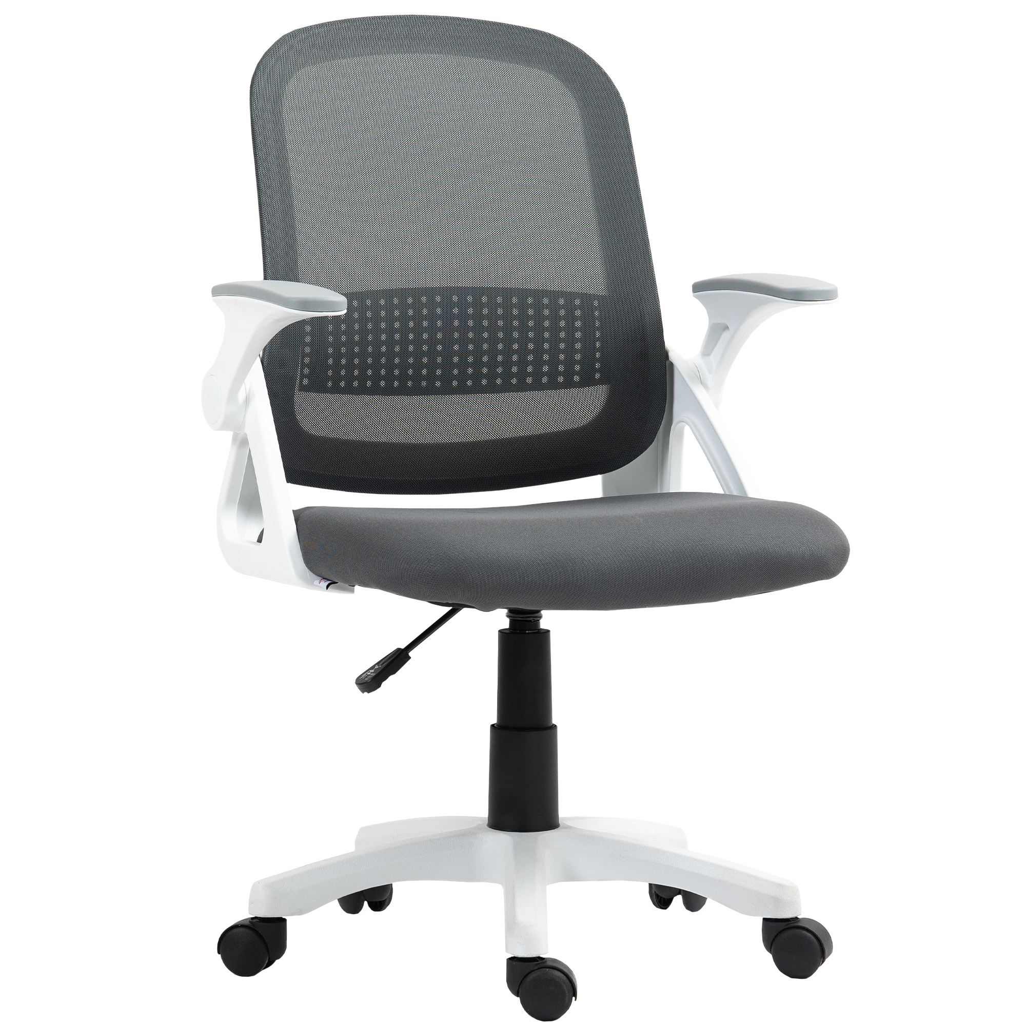 Chaise de bureau Maille Gris, HOMCOM