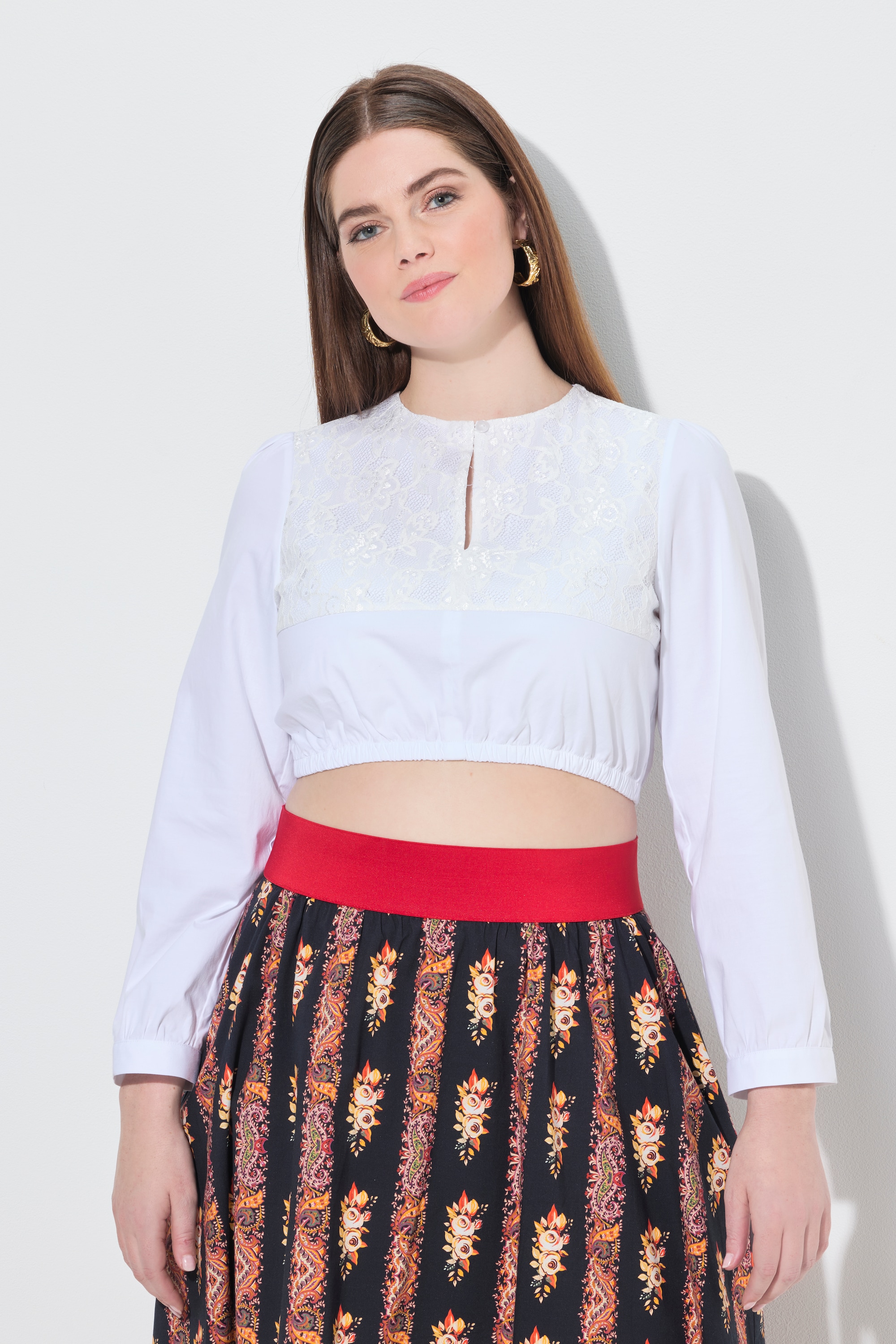 Chemisier traditionnel Dirndl. Dentelle et, ULLA POPKEN
