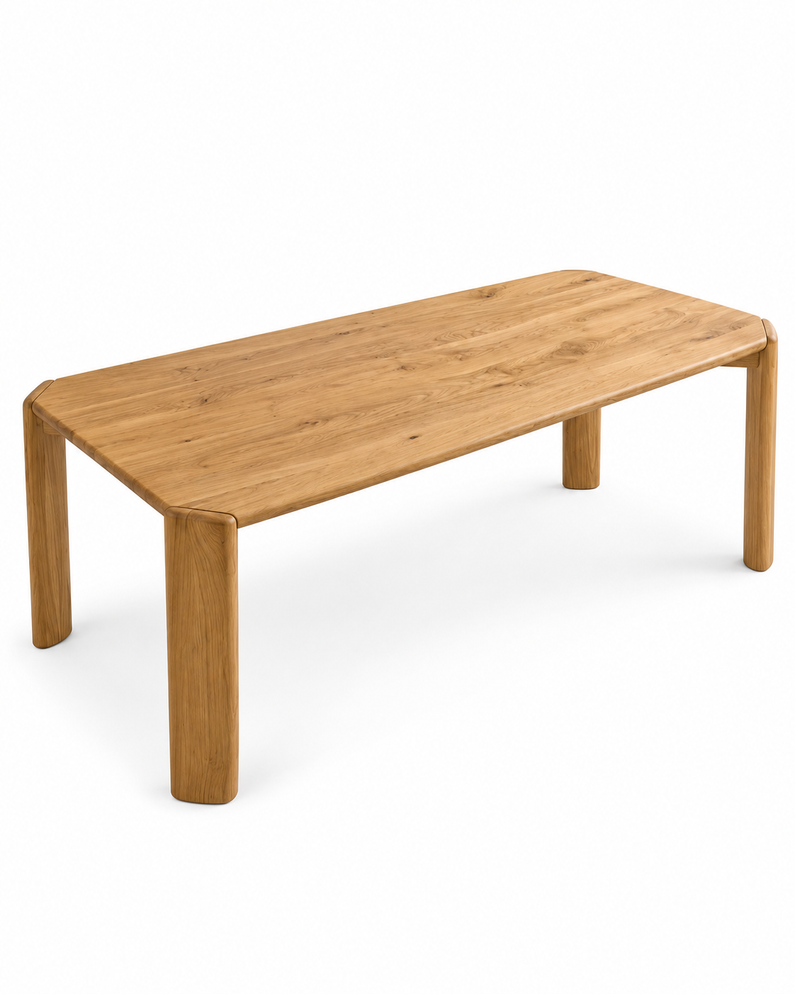 Table à manger en teck massif 186x96 cm, HANNUN