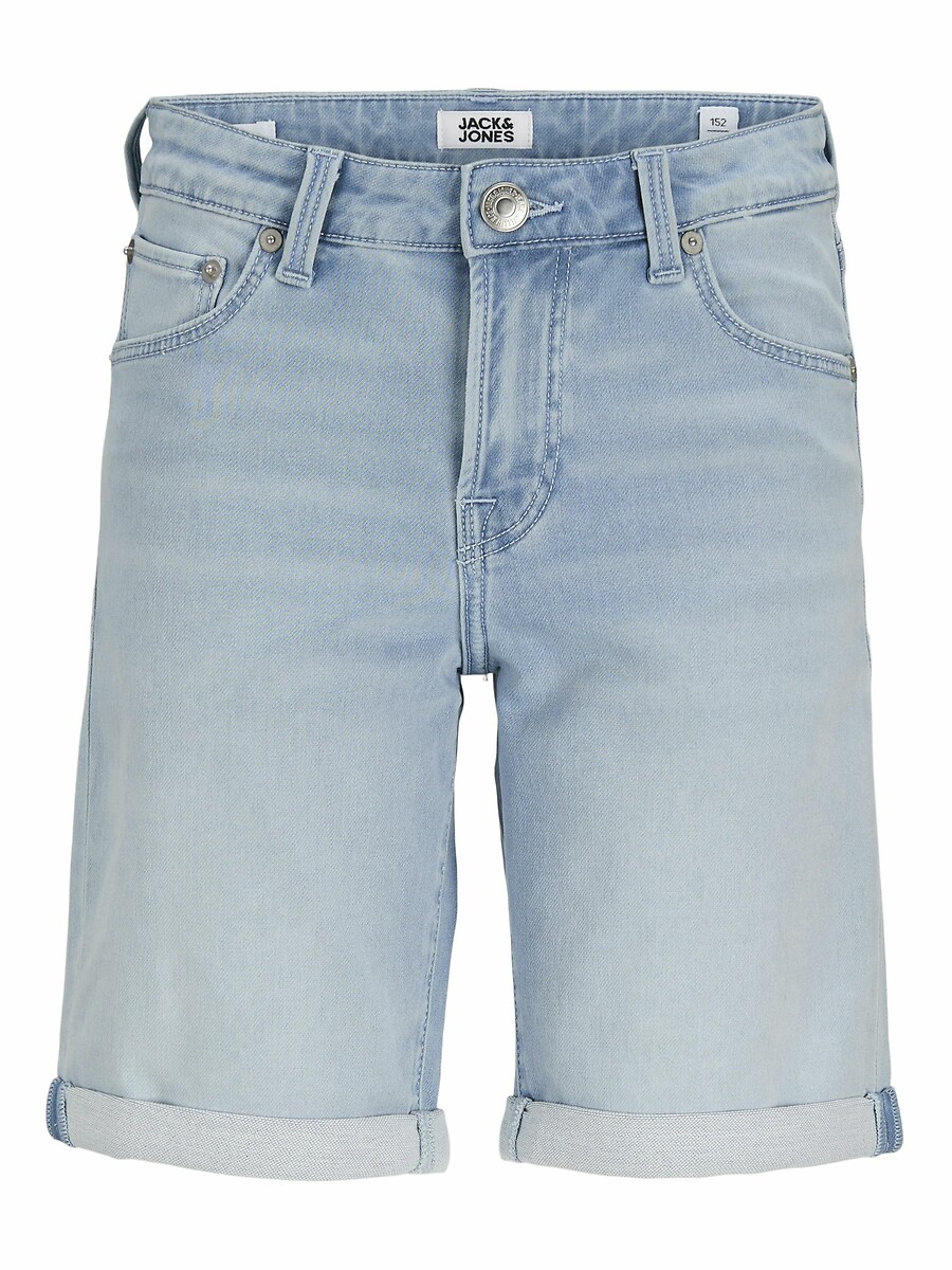 Light Blue Wide Leg Jeans Shorts, JACK & JONES JUNIOR