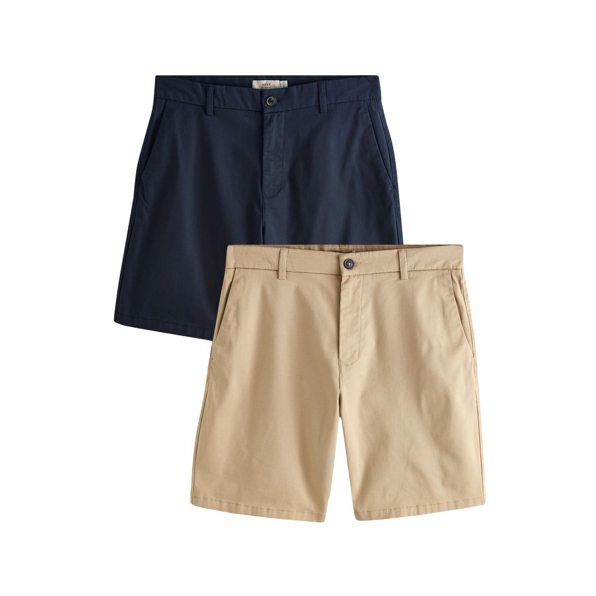 Short chino stretch, lot de 2, NEXT