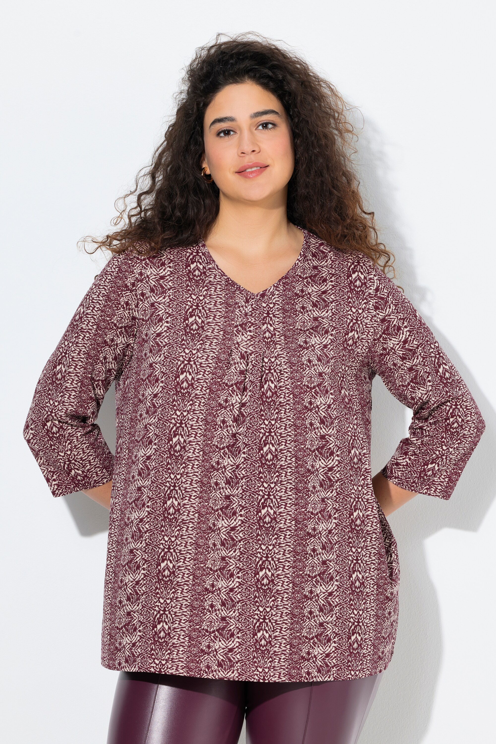 T-shirt, plis fantaisie, ligne en A, ULLA POPKEN