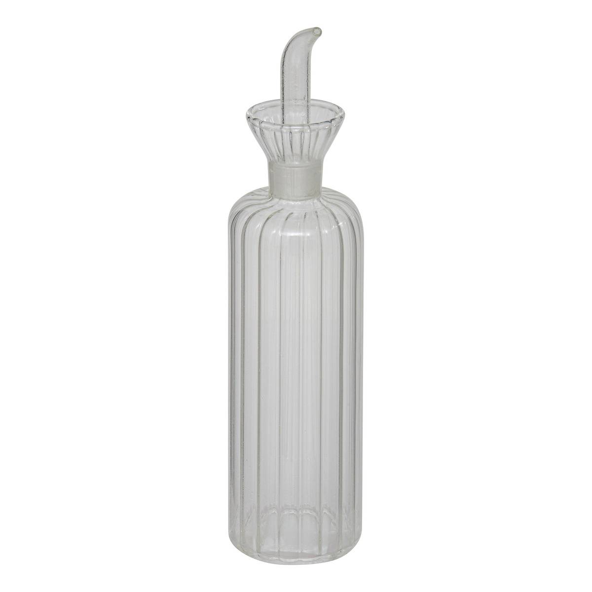 Bouteille à huile 0,50L en verre côtelé, 5FIVE SIMPLY SMART