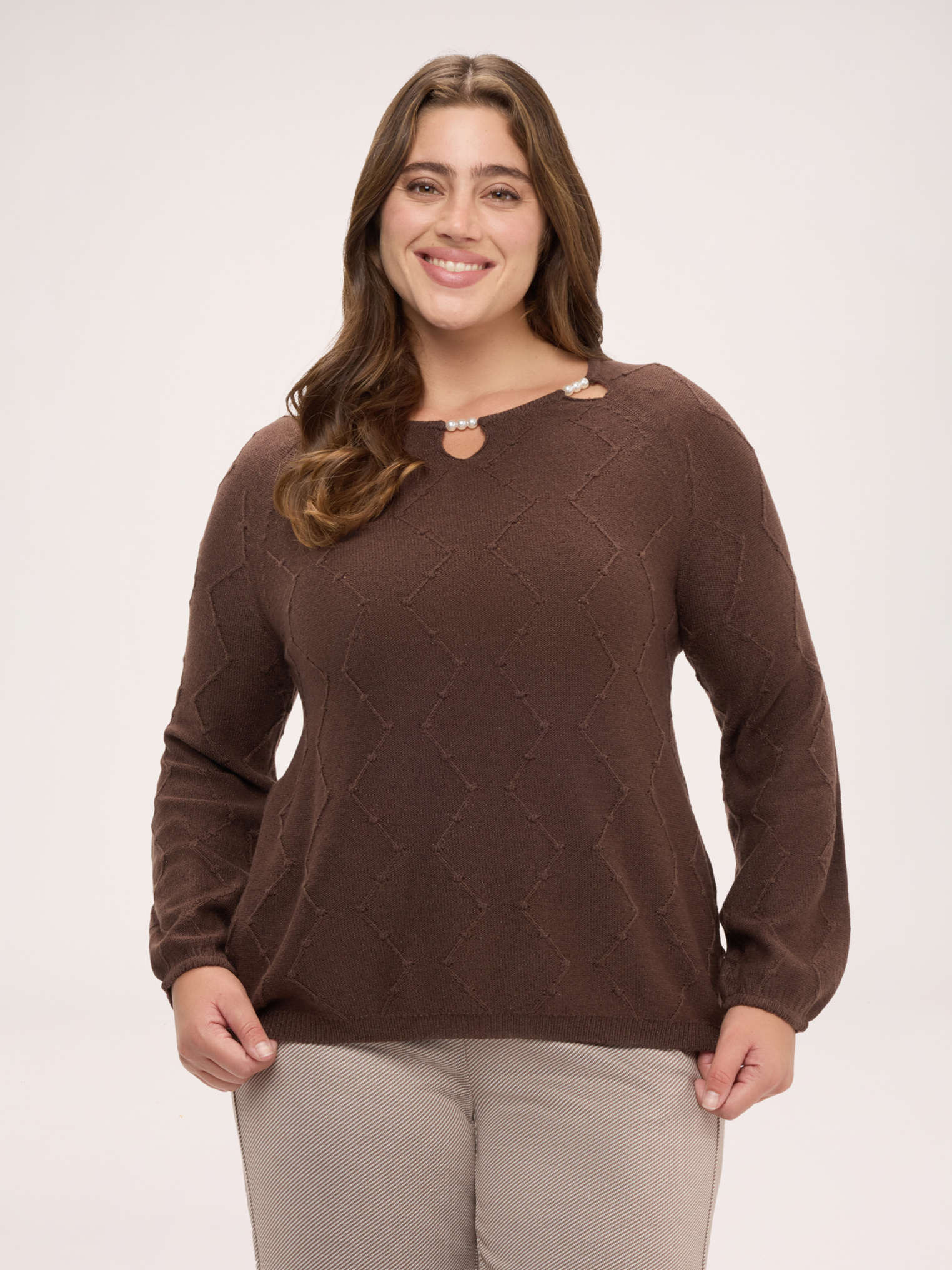 Pull avec perles, FIORELLA RUBINO