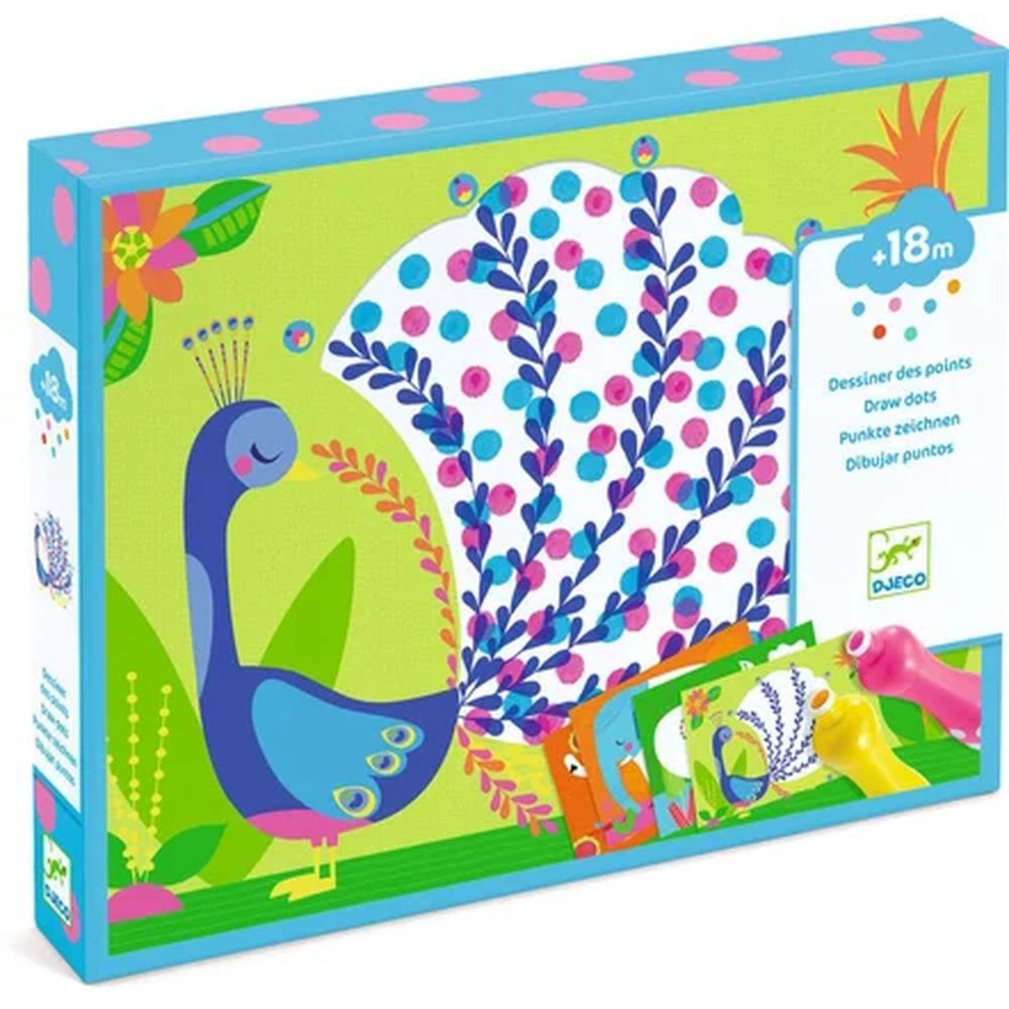 Coffret de dessin à marqueurs mousse, DJECO