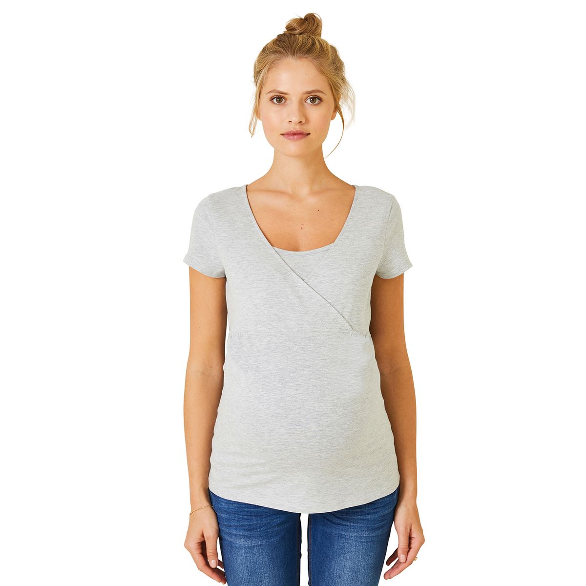 Love2Mi T-shirt dallaitement à manches courtes pour femme enceinte 