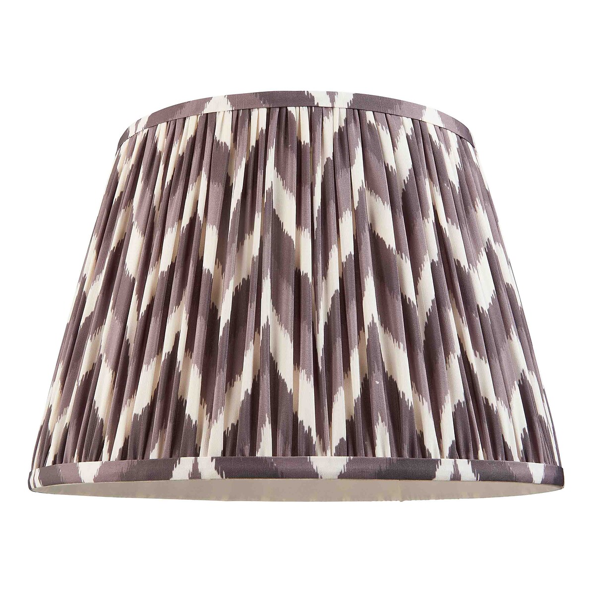 35cm Zigzag Light Shade in Pleated Fabric, ÉDITÉ