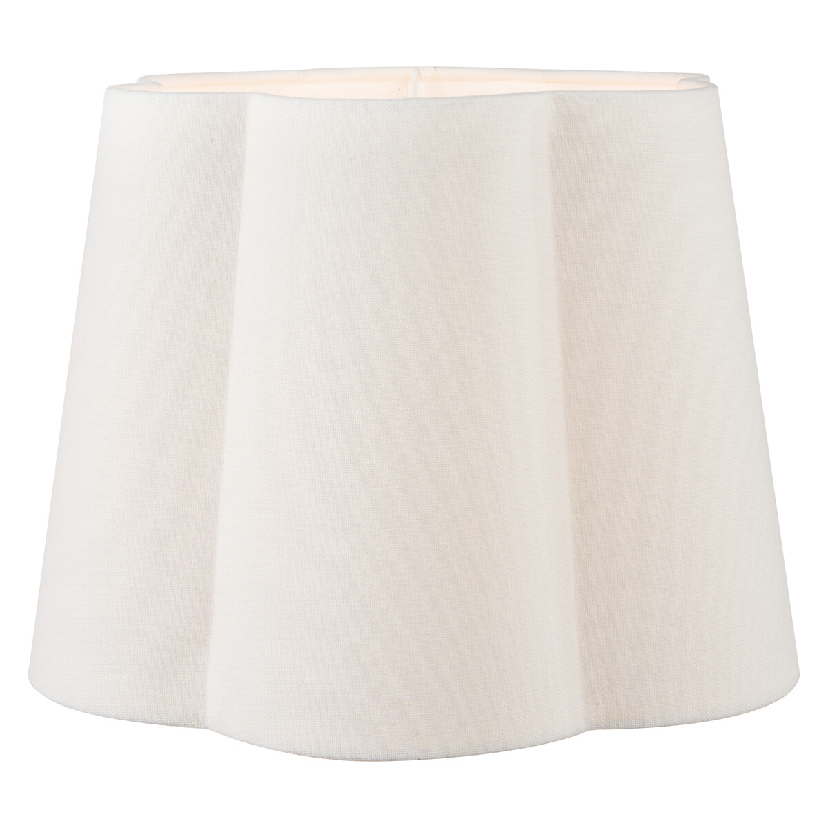 40cm Plaza Handloom Tapered Scalloped Shade, ÉDITÉ