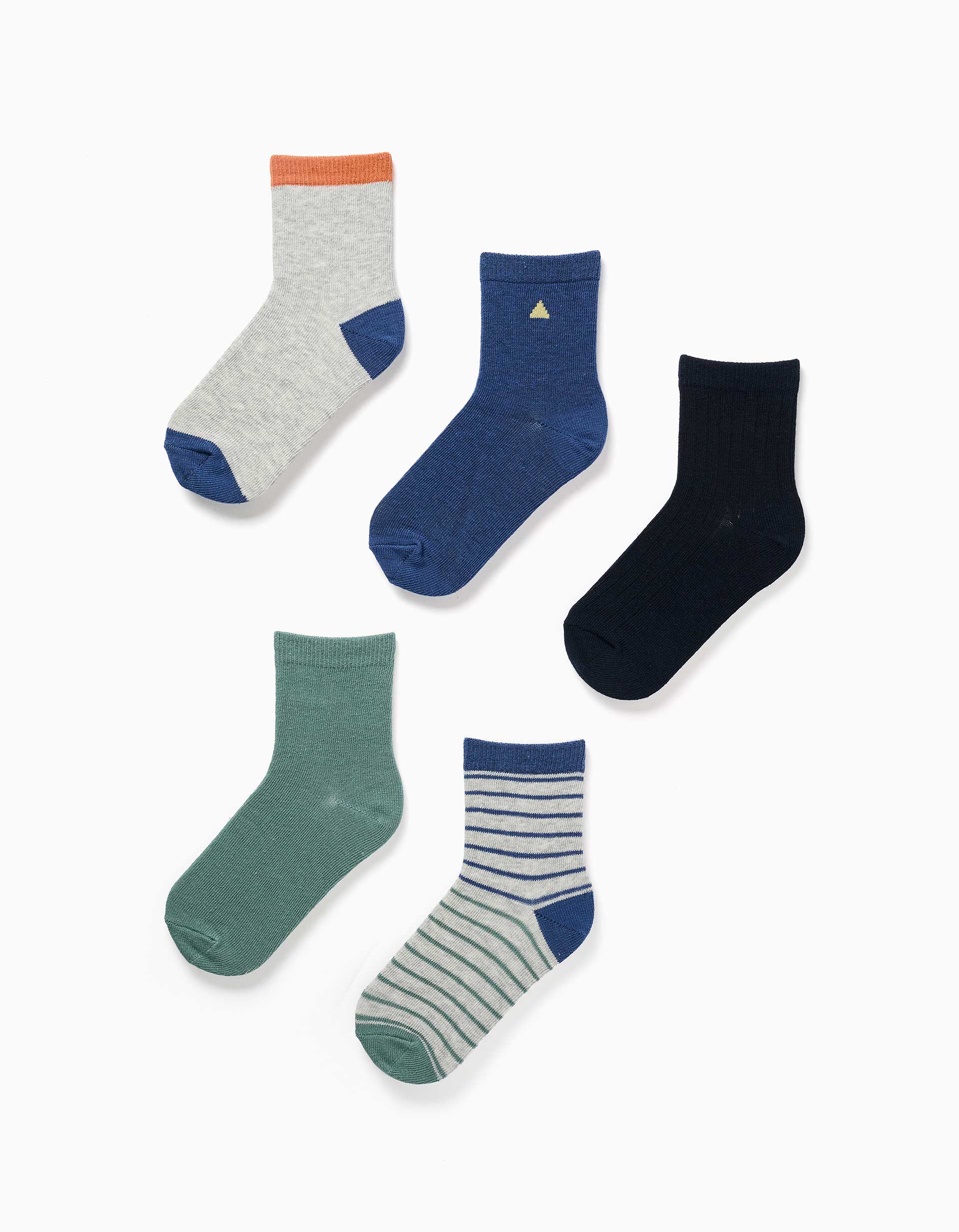 Lot de 5 paires de chaussettes fantaisie, ZIPPY