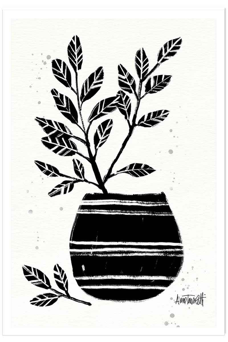 Illustration Poterie et botanique, HEXOA