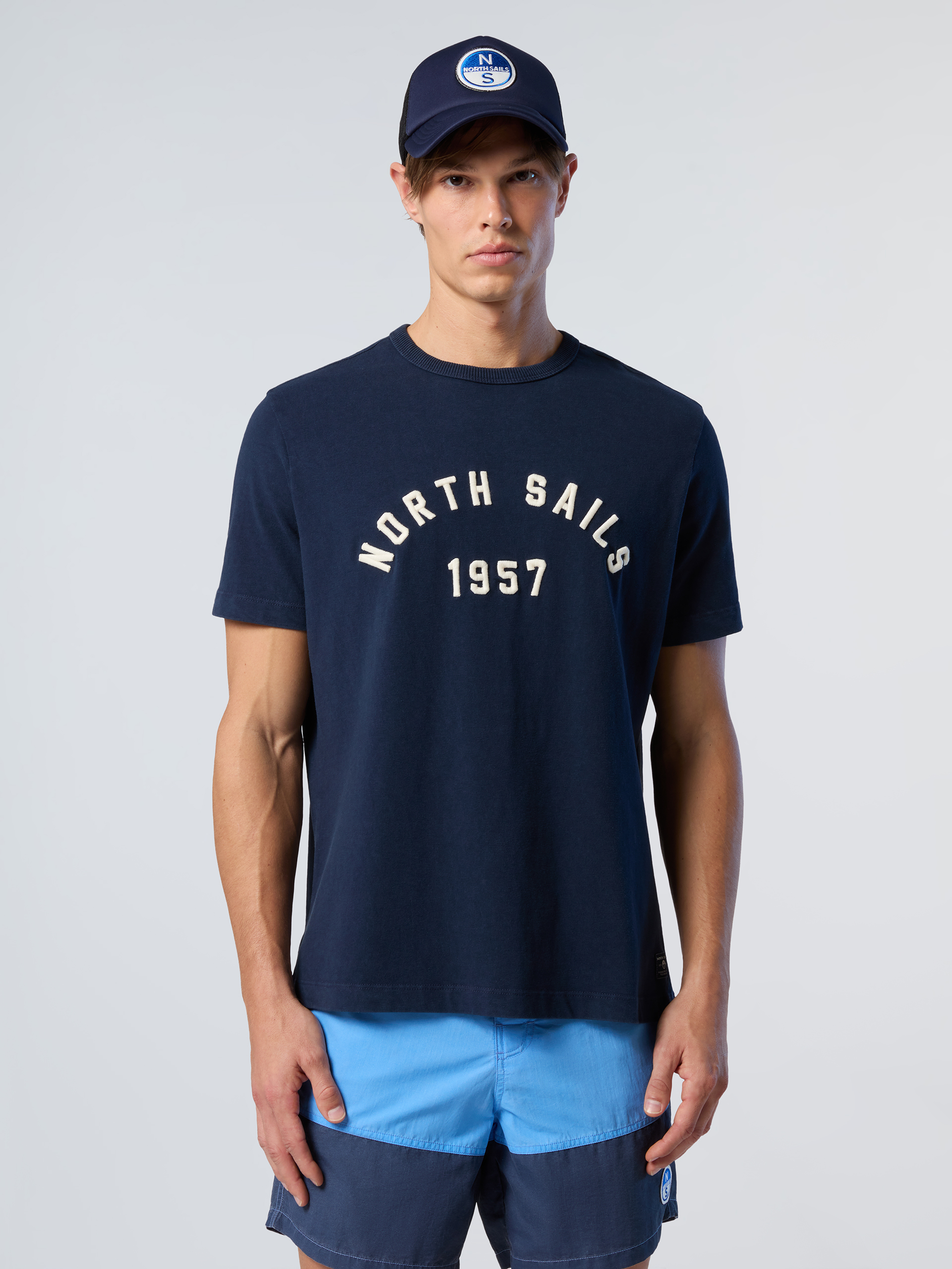 T-shirt avec délavage vintage, NORTH SAILS