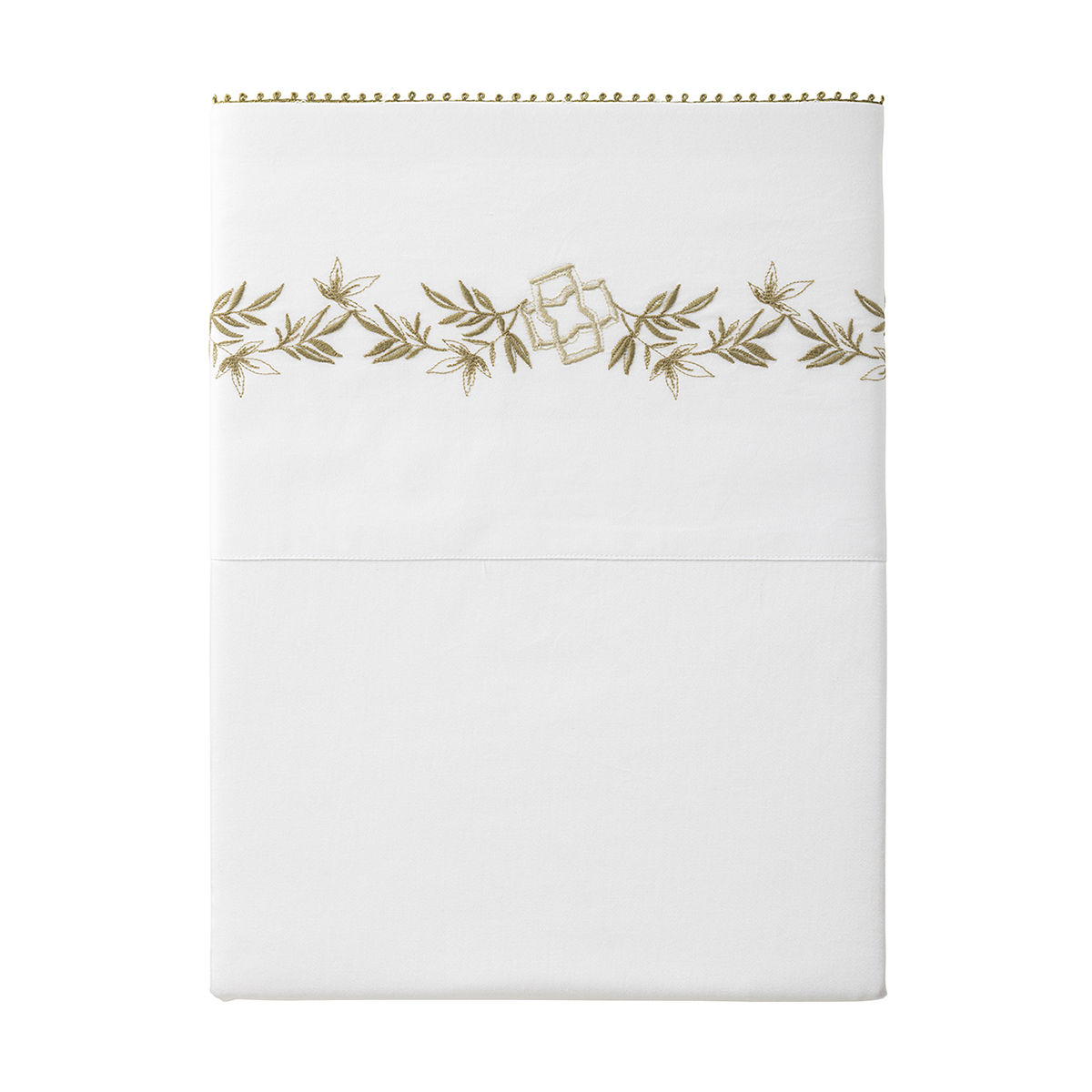 Drap plat imprimé en satin de coton bio, MIRABEAU, ALEXANDRE TURPAULT