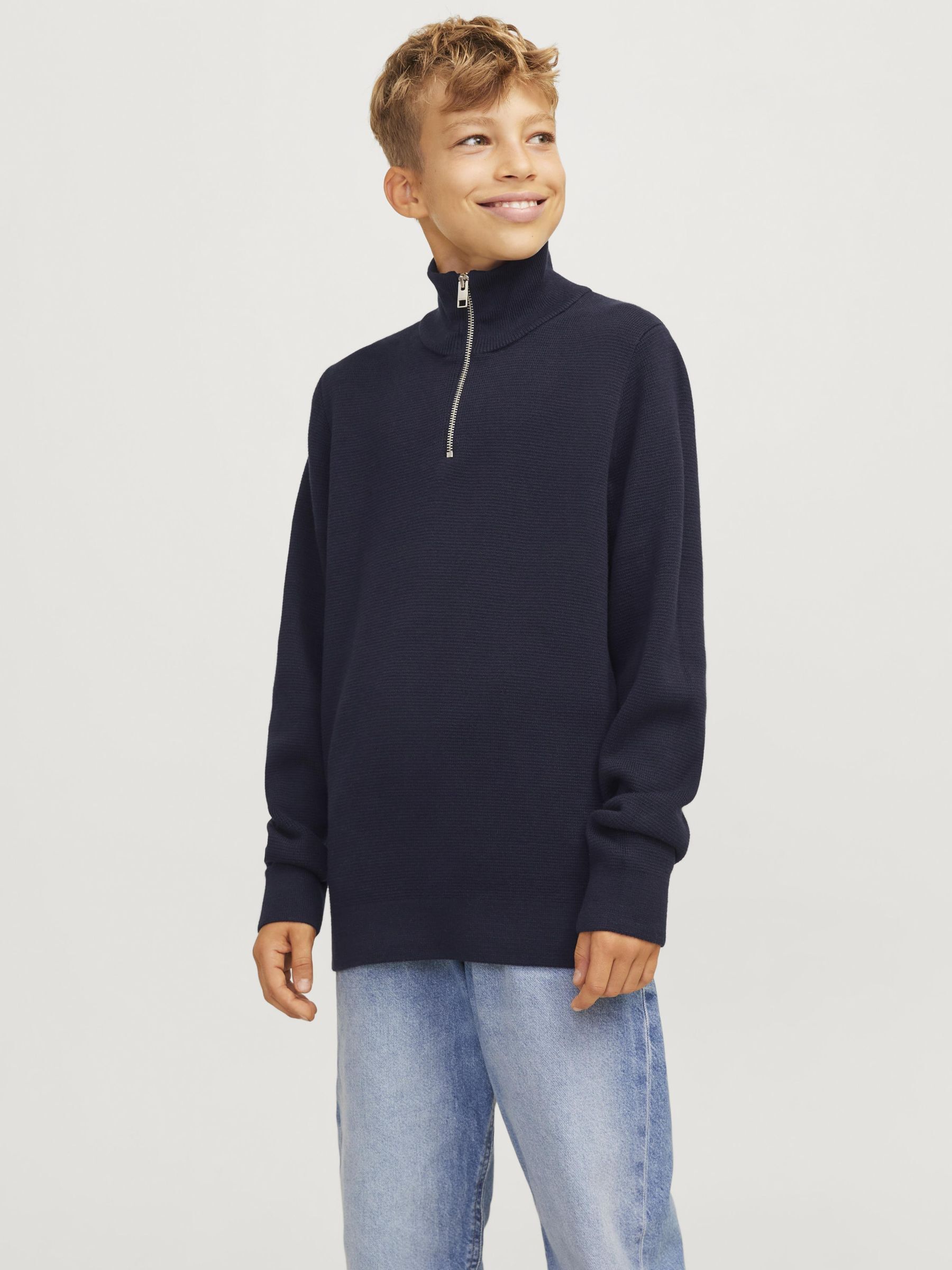 Zip à quart Zip à quart Junior, JACK & JONES JUNIOR
