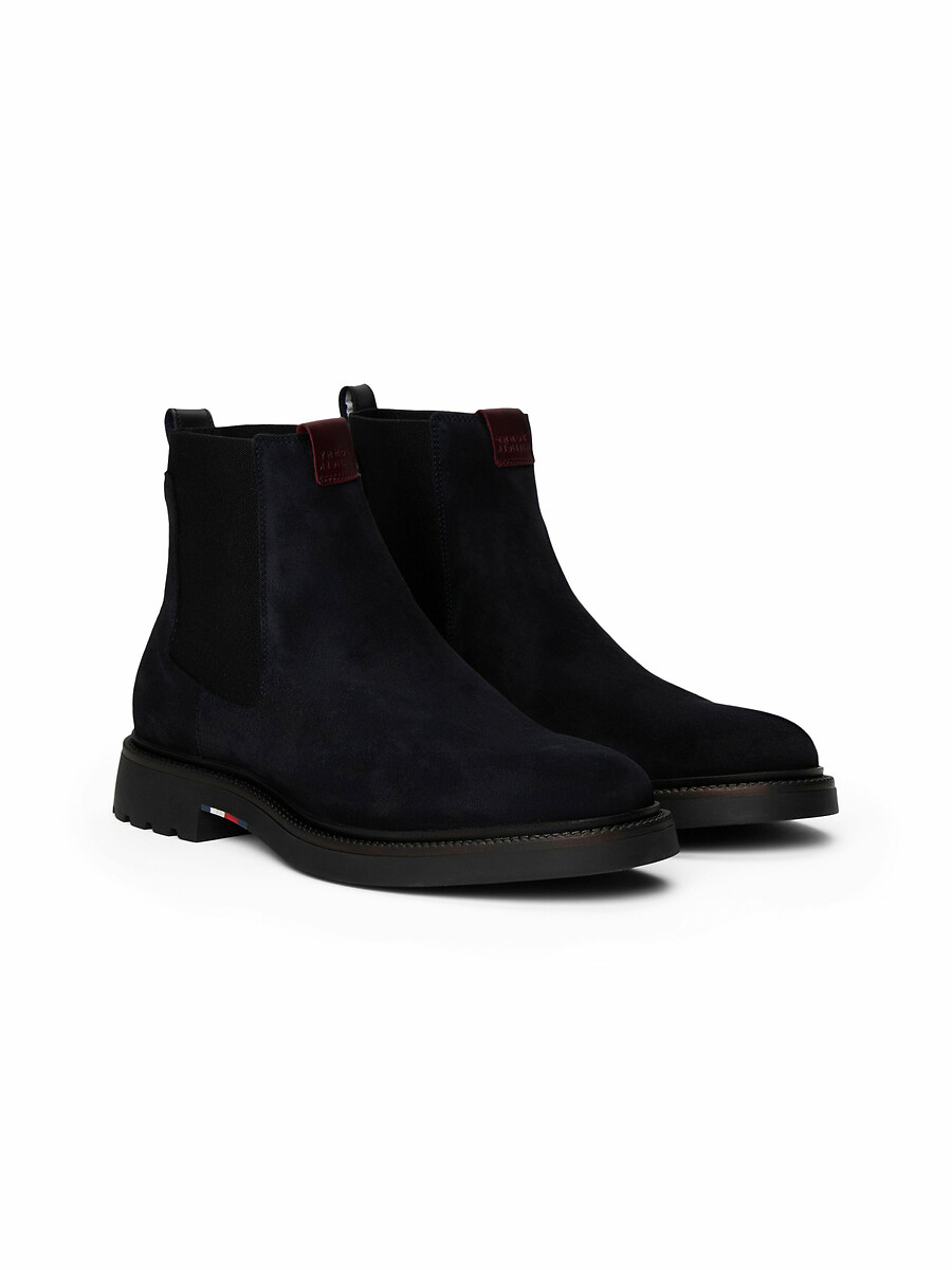 Tommy Hilfiger Botines Chelsea de piel de ante