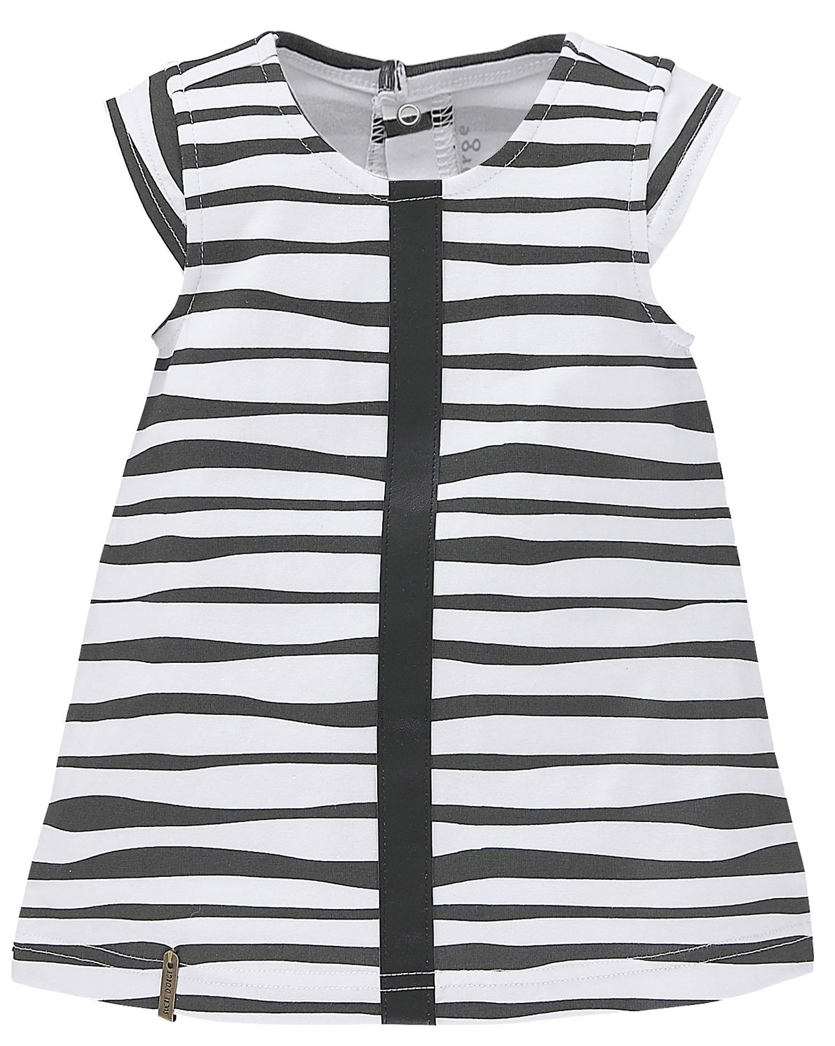 Robe bebe fille blanc/noir, SUCRE D'ORGE