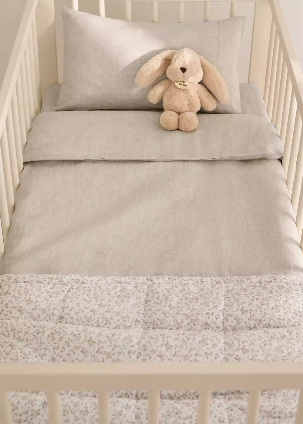 Housse de couette berceau lin lavé, MANGO HOME