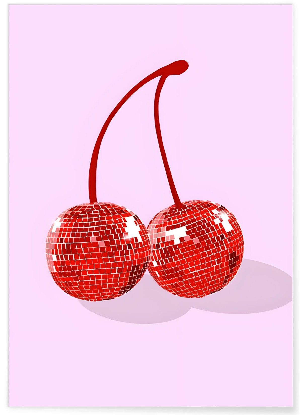 Affiche Cerises Boules Disco, L'AFFICHERIE