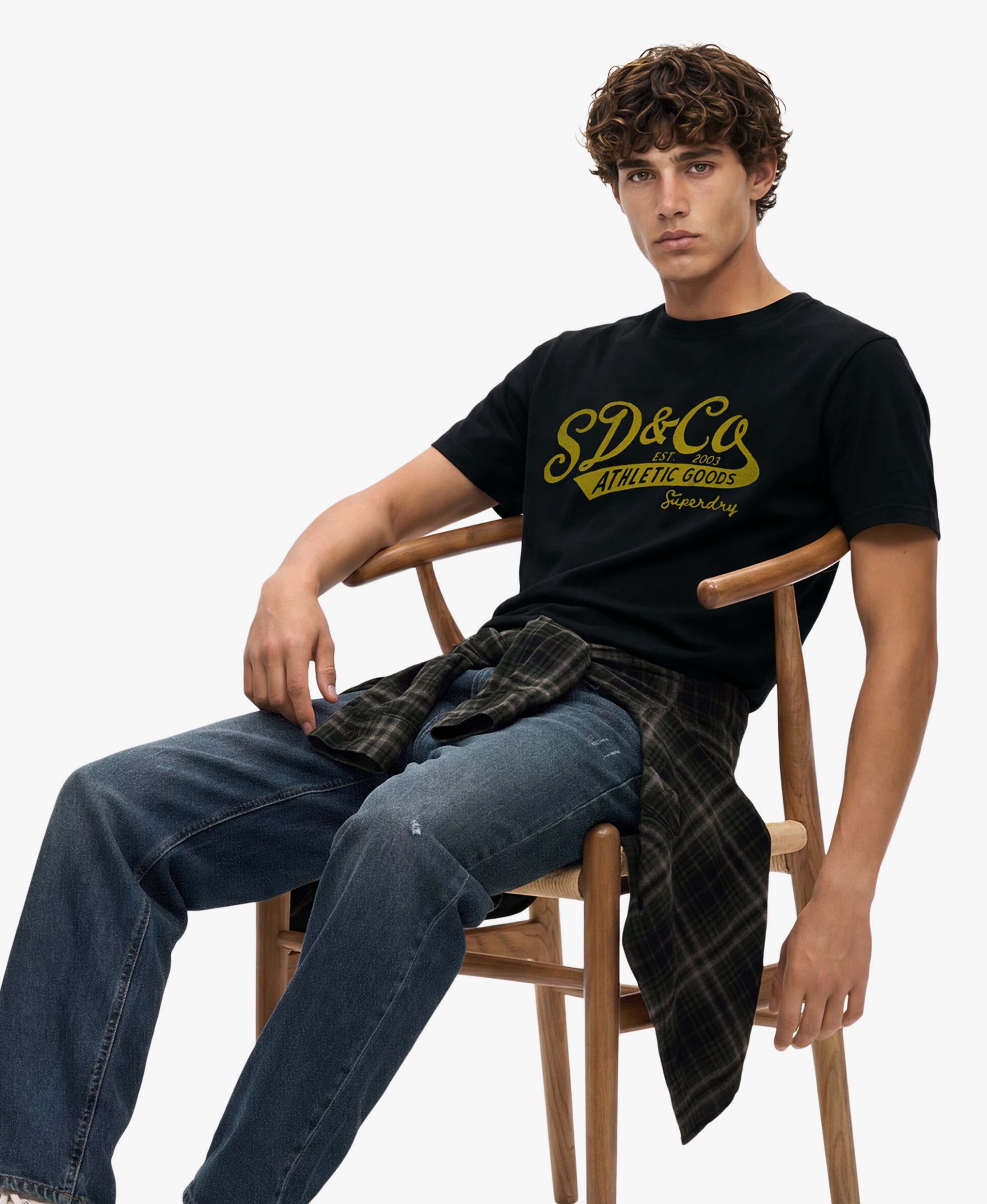 T-shirt Vintage Script, SUPERDRY