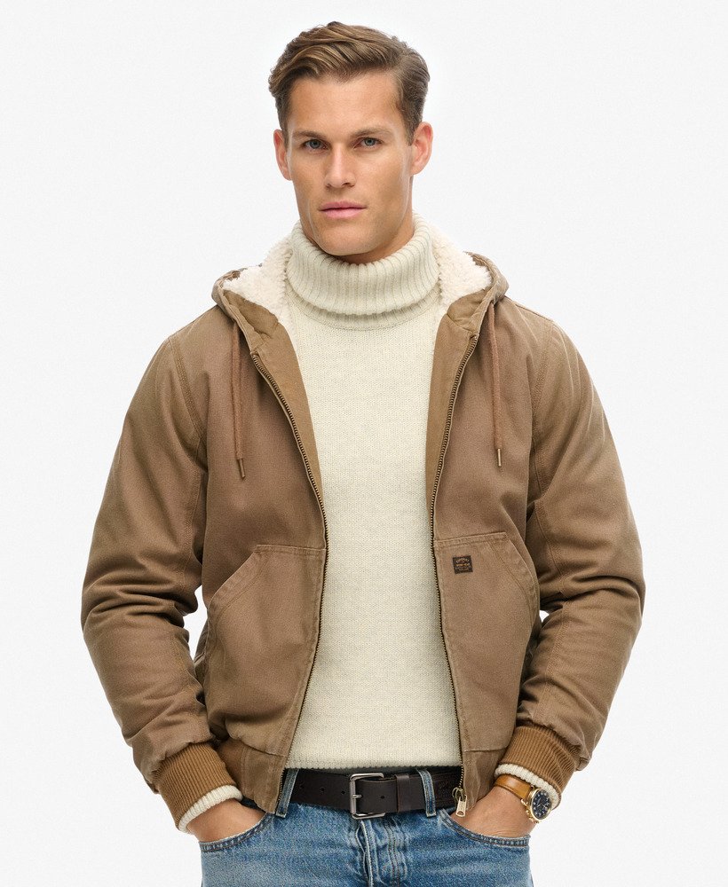 Bomber à capuche Vintage Workwear, SUPERDRY