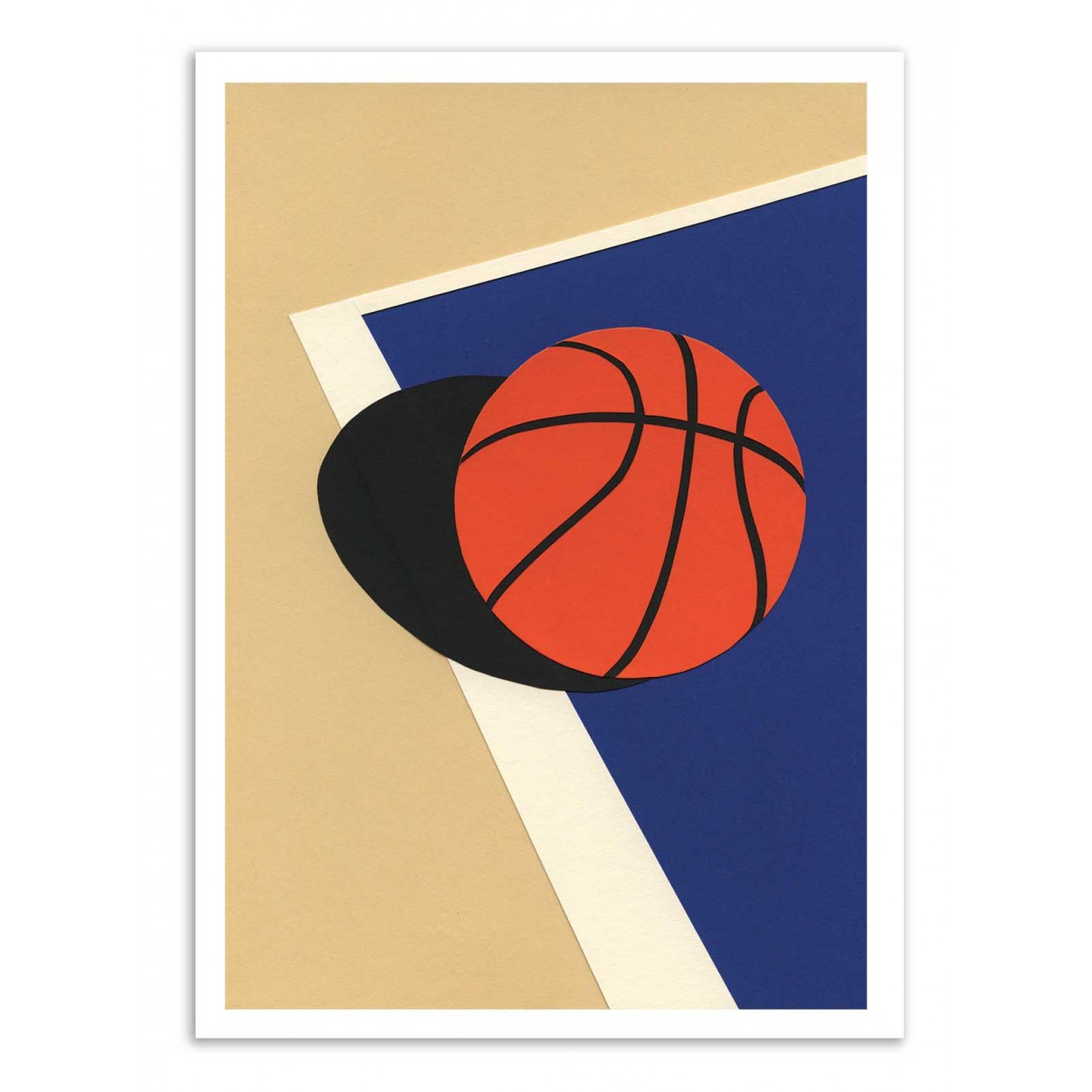 Affiche d'art - Oakland Basketball Team Version 2 - Rosi Feist, WALL EDITIONS