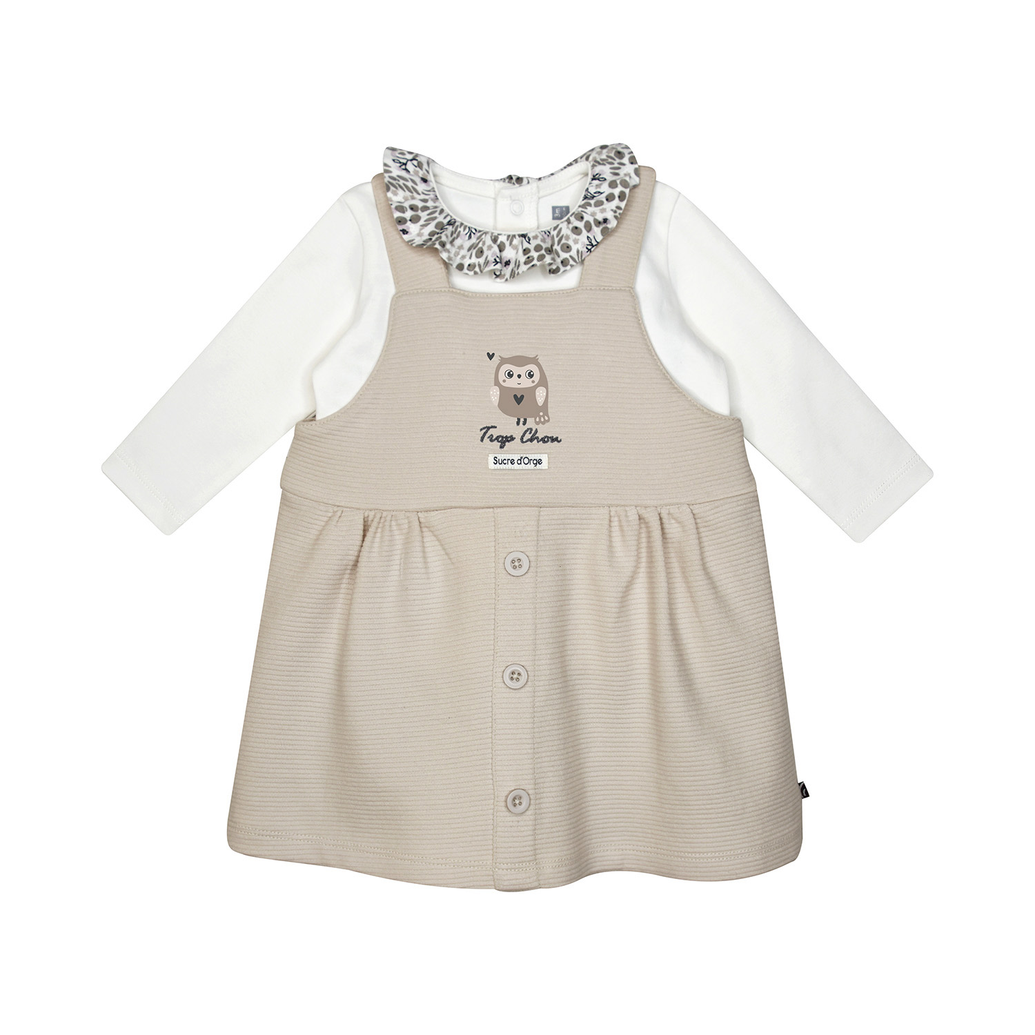 Tshirt robe sherifa maille bebe, SUCRE D'ORGE