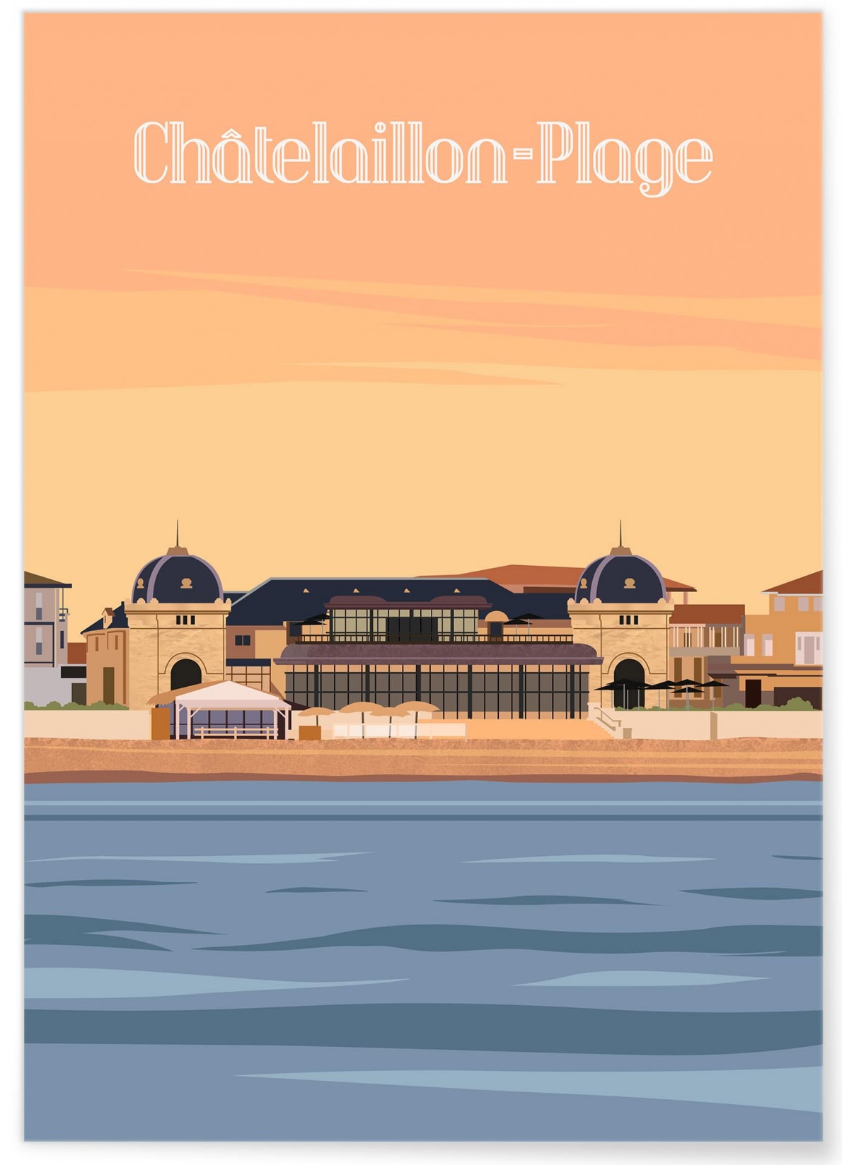 Affiche ville Châtelaillon-Plage, L'AFFICHERIE