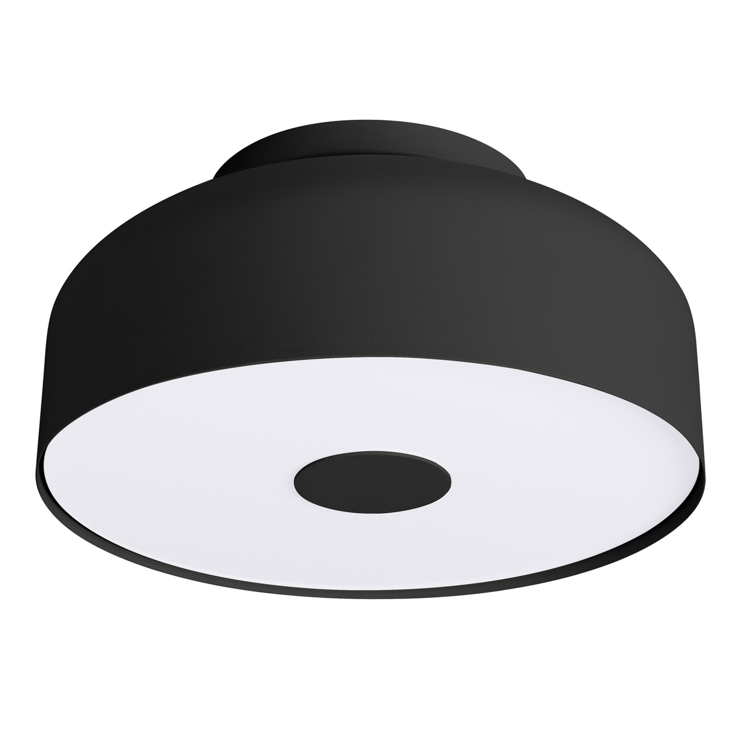 Plafonnier Acier Noir E27 4 Omiq, EDEN