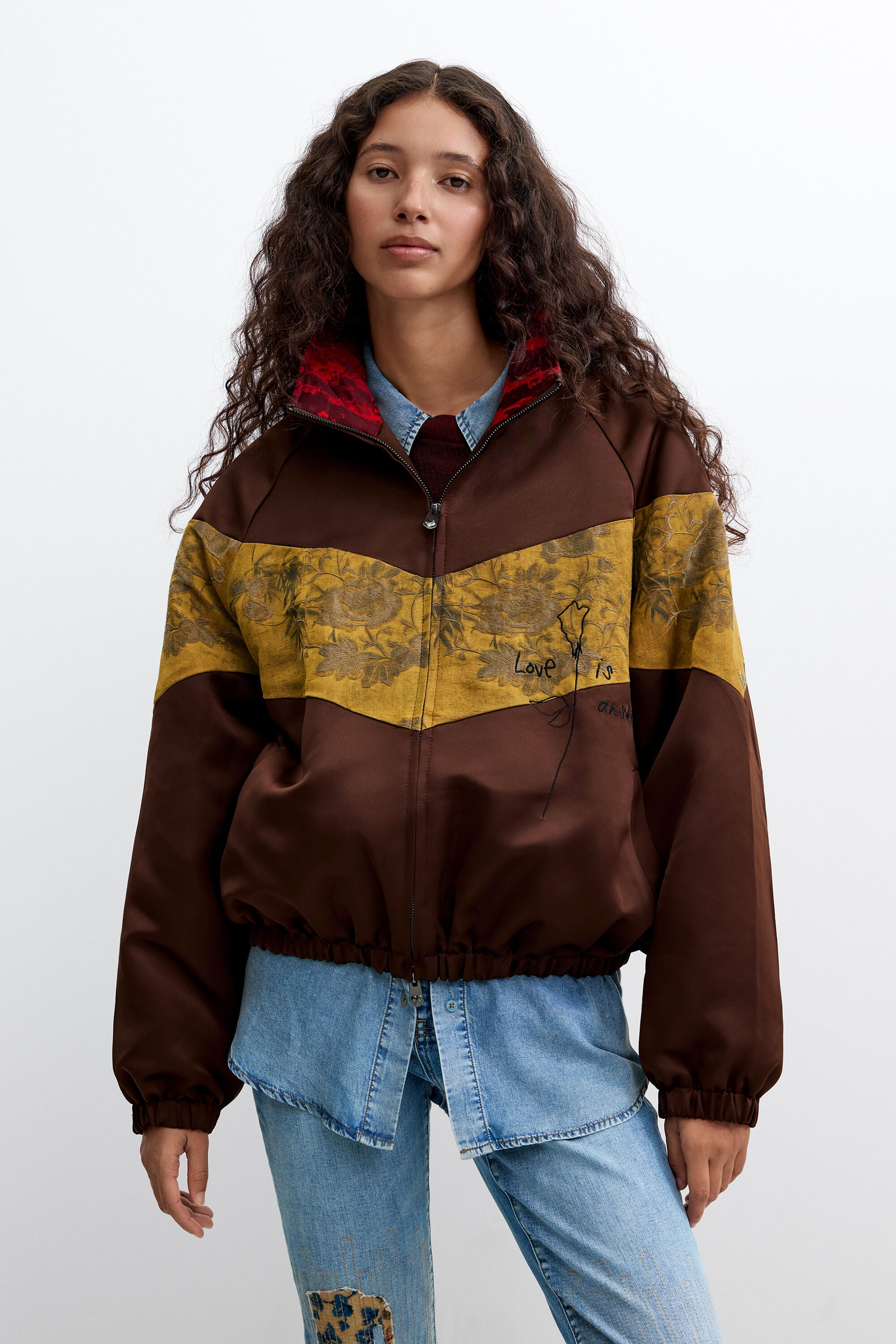 veste oversize imprimée, DESIGUAL