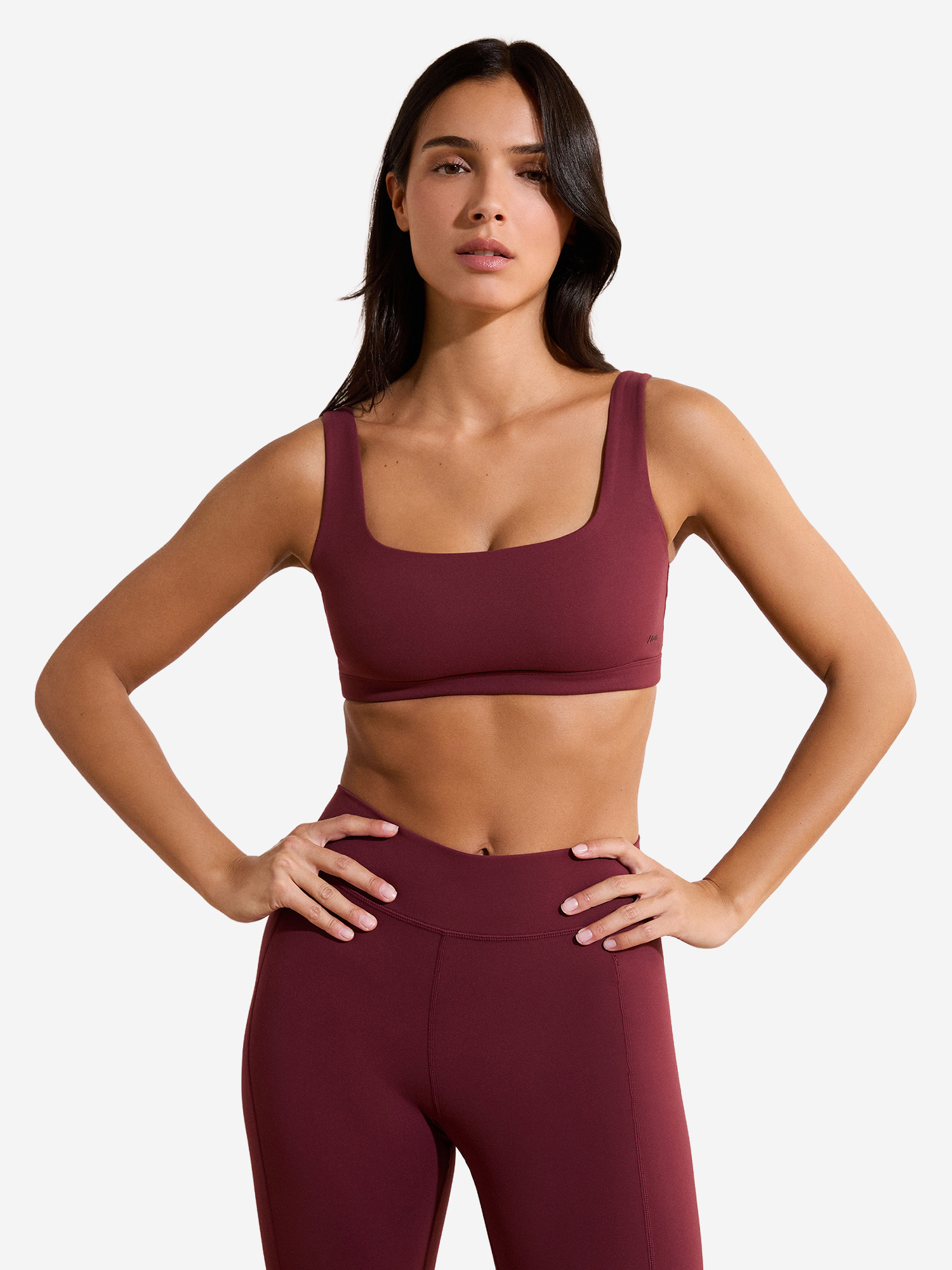 Brassière sans armature à encolure carrée en microfibre - Maintien moyen TECHNIQUE, ETAM