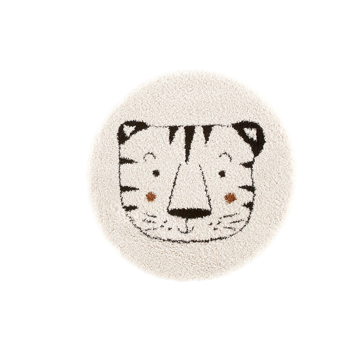 Tapis enfant rond motif tigre, lillio Couleur multicolore La Redoute  Interieurs