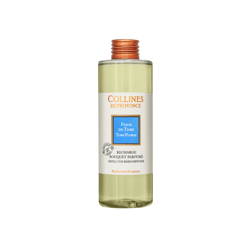 Recharge Diffuseur de parfum FLEUR DE TIARÉ, COLLINES DE PROVENCE