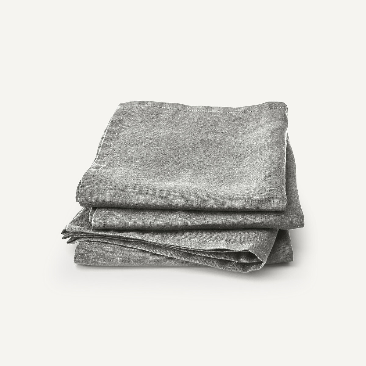 Lot de 4 serviettes de table en lin, Linette