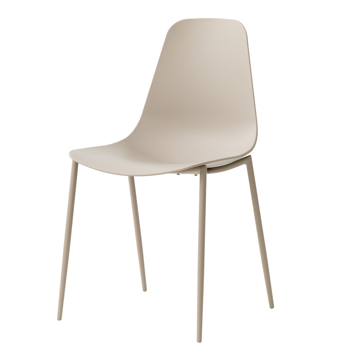 Chaise de salle à manger Polipropylène Beige-MINNO, KENAY