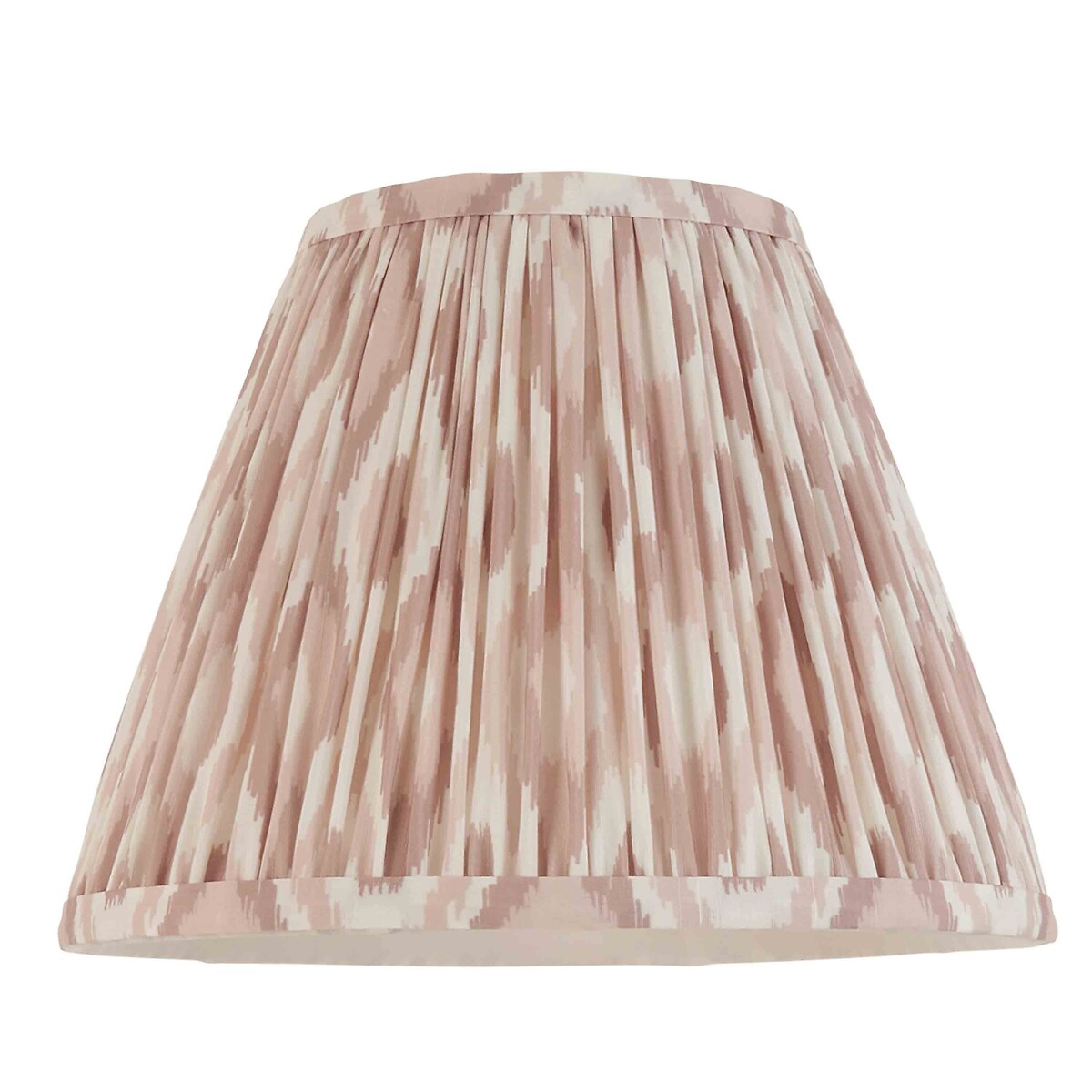 25cm Ikat Light Shade in Pleated Fabric, ÉDITÉ